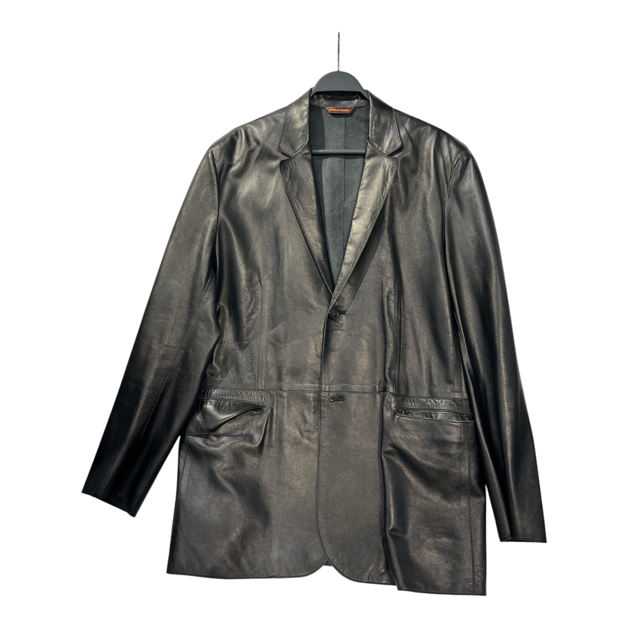 SERAPHIN/Leather Jkt/54/Leather/BLK/LEATHER BLAZER view 1