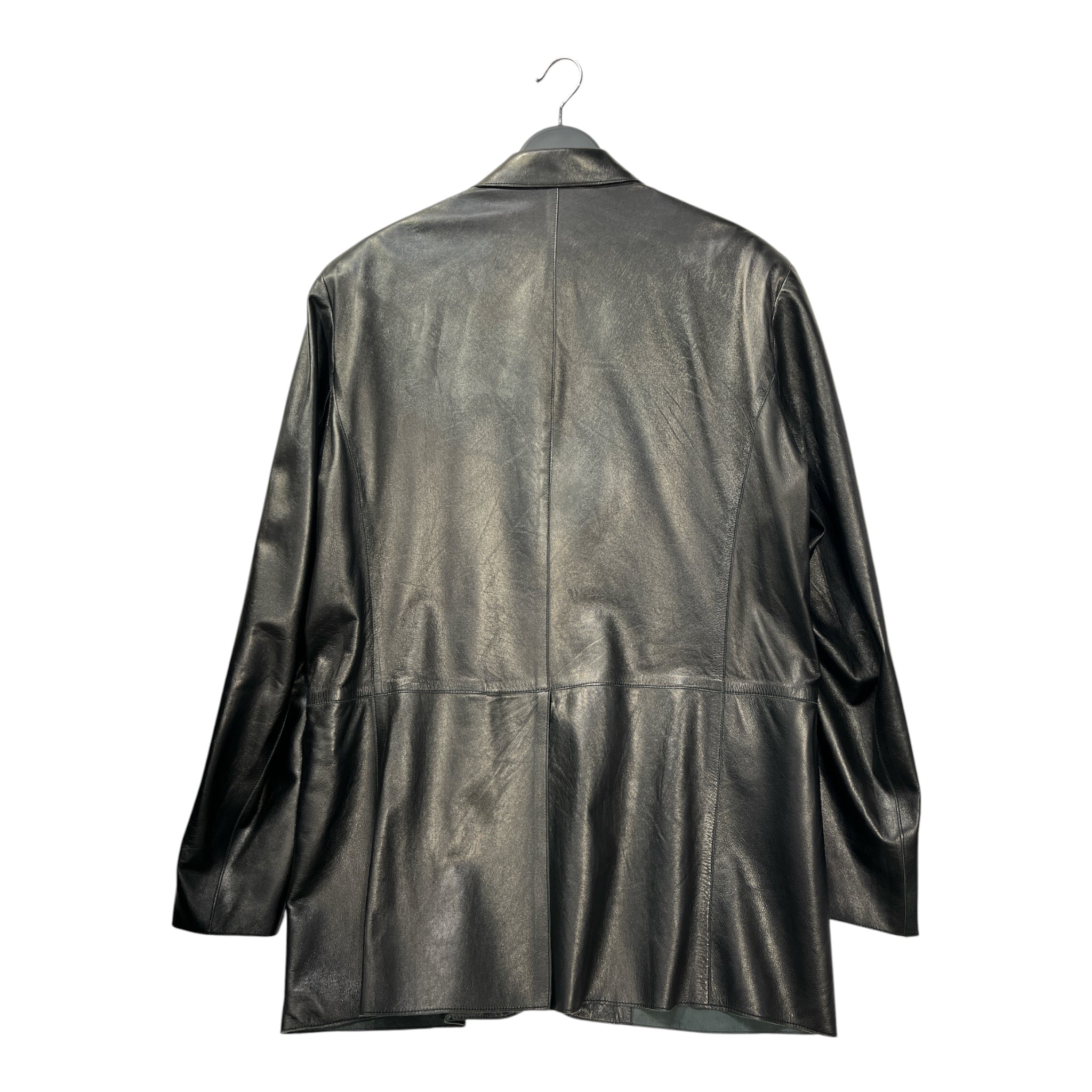 SERAPHIN/Leather Jkt/54/Leather/BLK/LEATHER BLAZER view 2