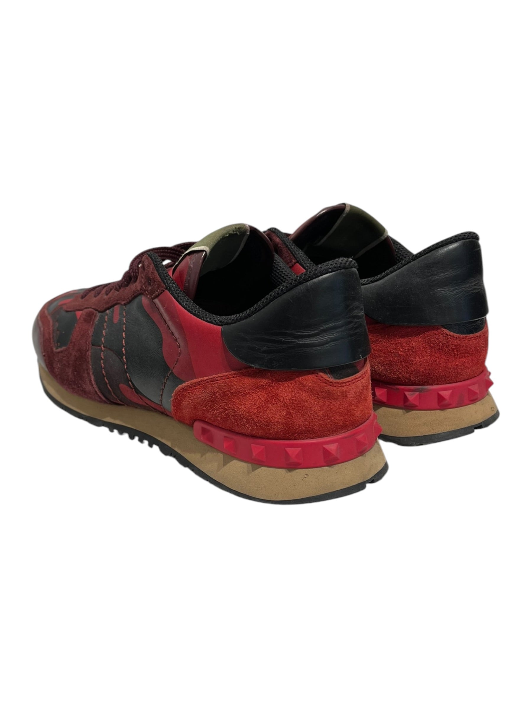 VALENTINO/Low-Sneakers/EU 42/Camouflage/RED/RED CAMO PRINT view 2