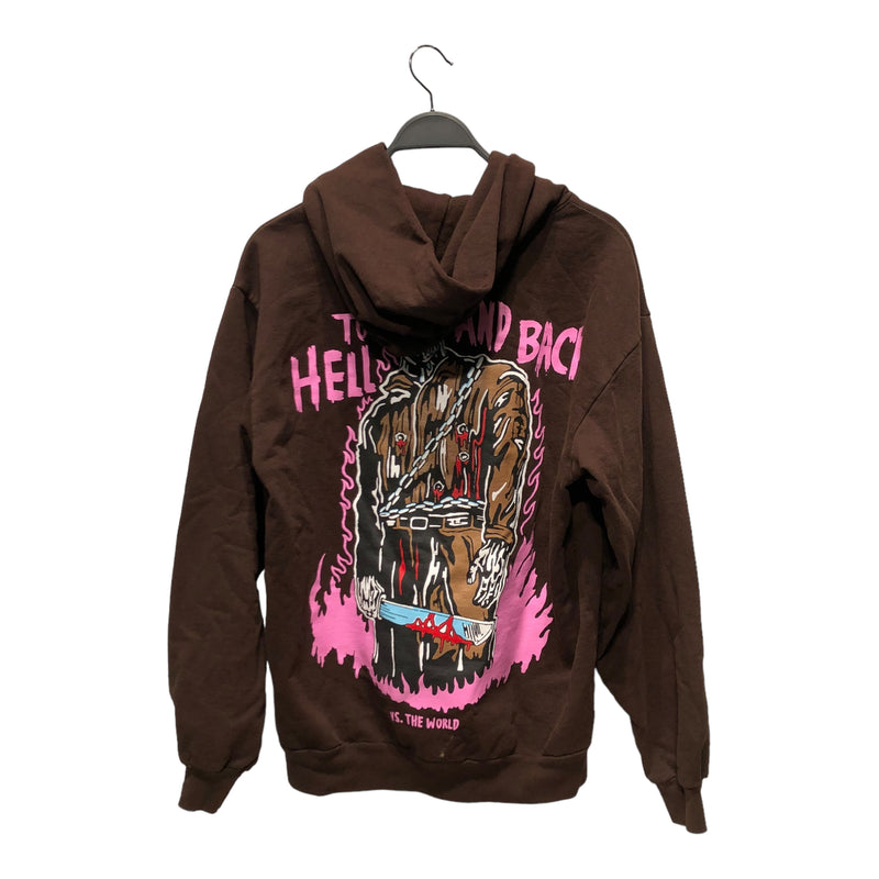 WARREN LOTAS/Hoodie/M/Cotton/BRD/TO HELL & BACK VS THE WORLD