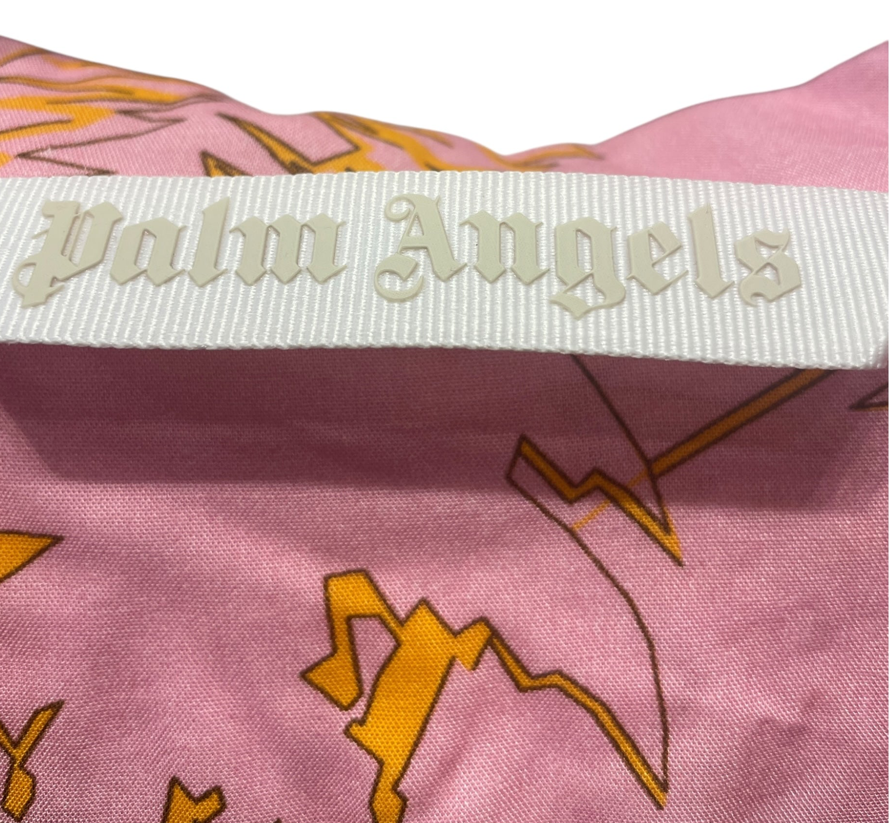 Palm Angels/Hawaiian Shirt/44/Polyester/PNK/All Over Print/YELLO DESIGNS/#PWGA071S22FAB00 view 3