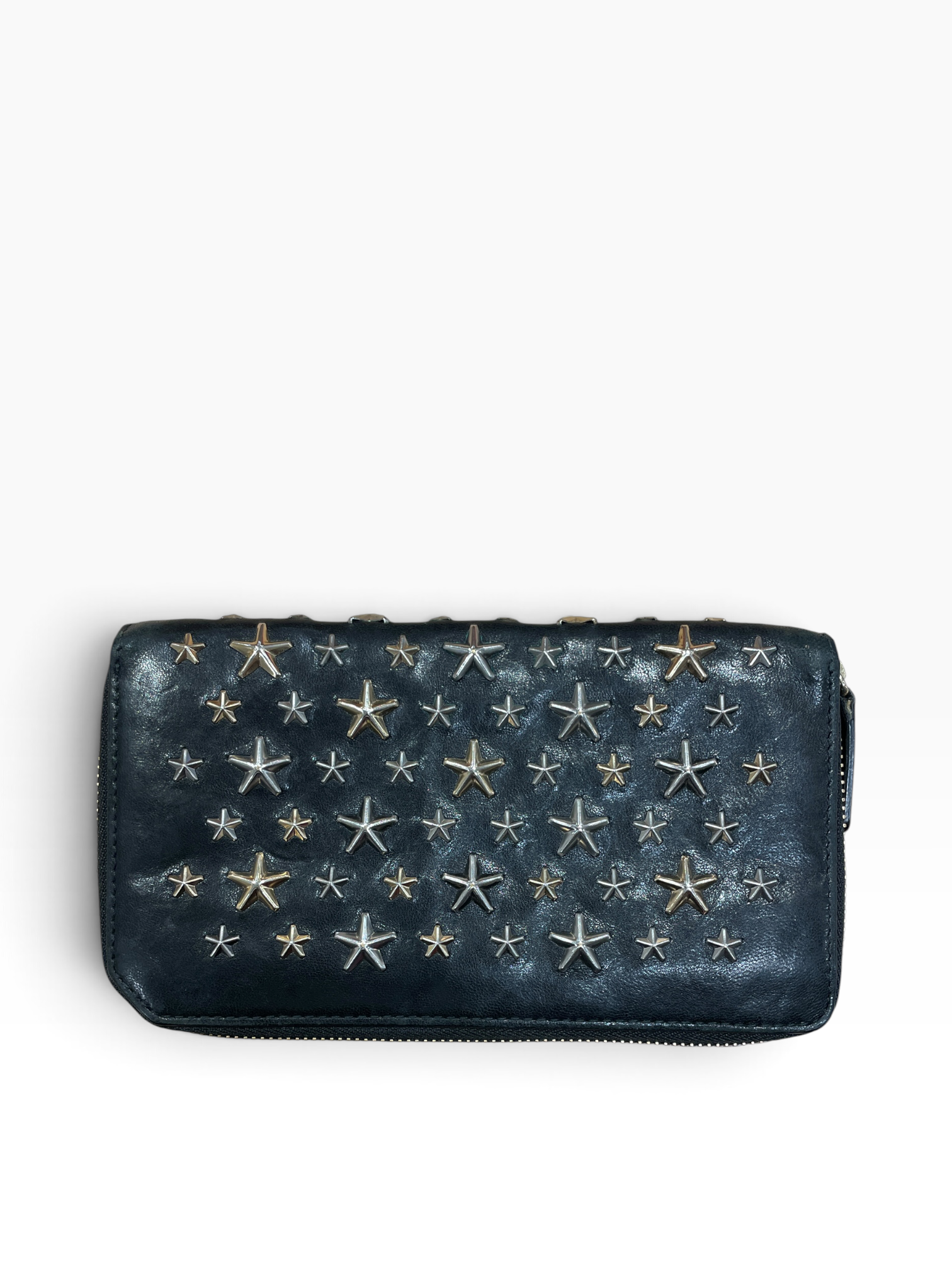 JIMMY CHOO/Long Wallet/Leather/BLK/L's/Stars view 1