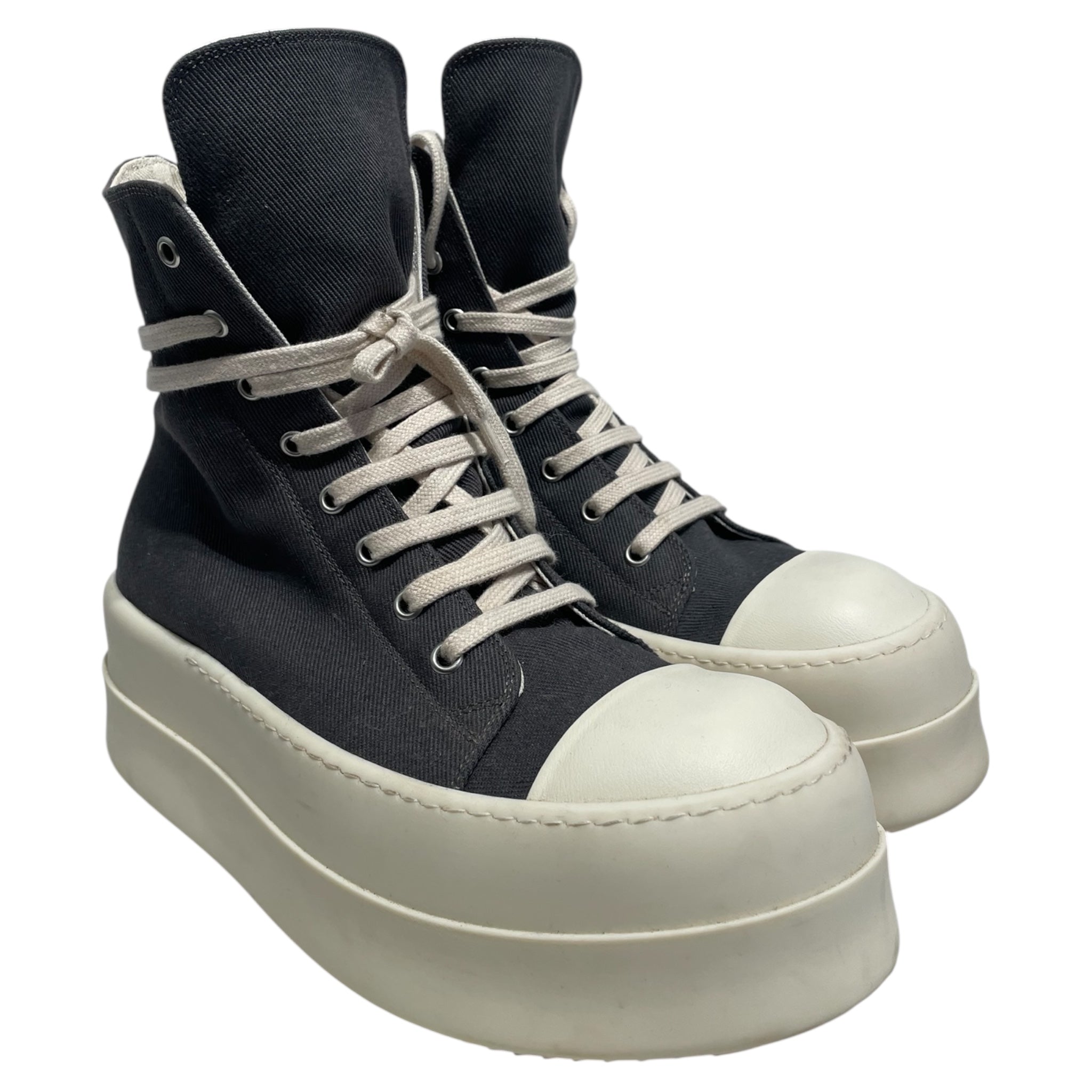 Rick Owens/Hi-Sneakers/EU 41/GRY/DRKSHDW DOUBLE BUMPER view 1