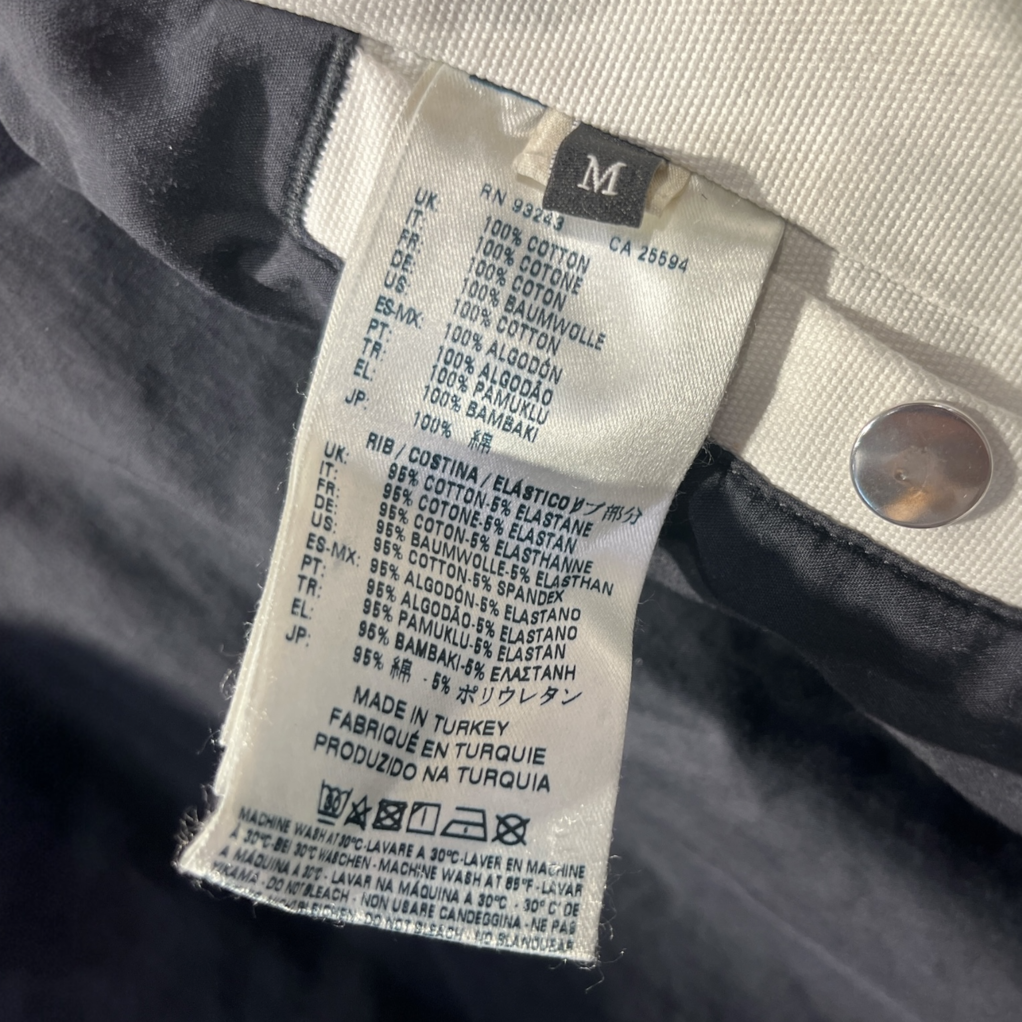 DIESEL/Jacket/M/Cotton/GRY/DARK GREY WAXED BOMBER view 3