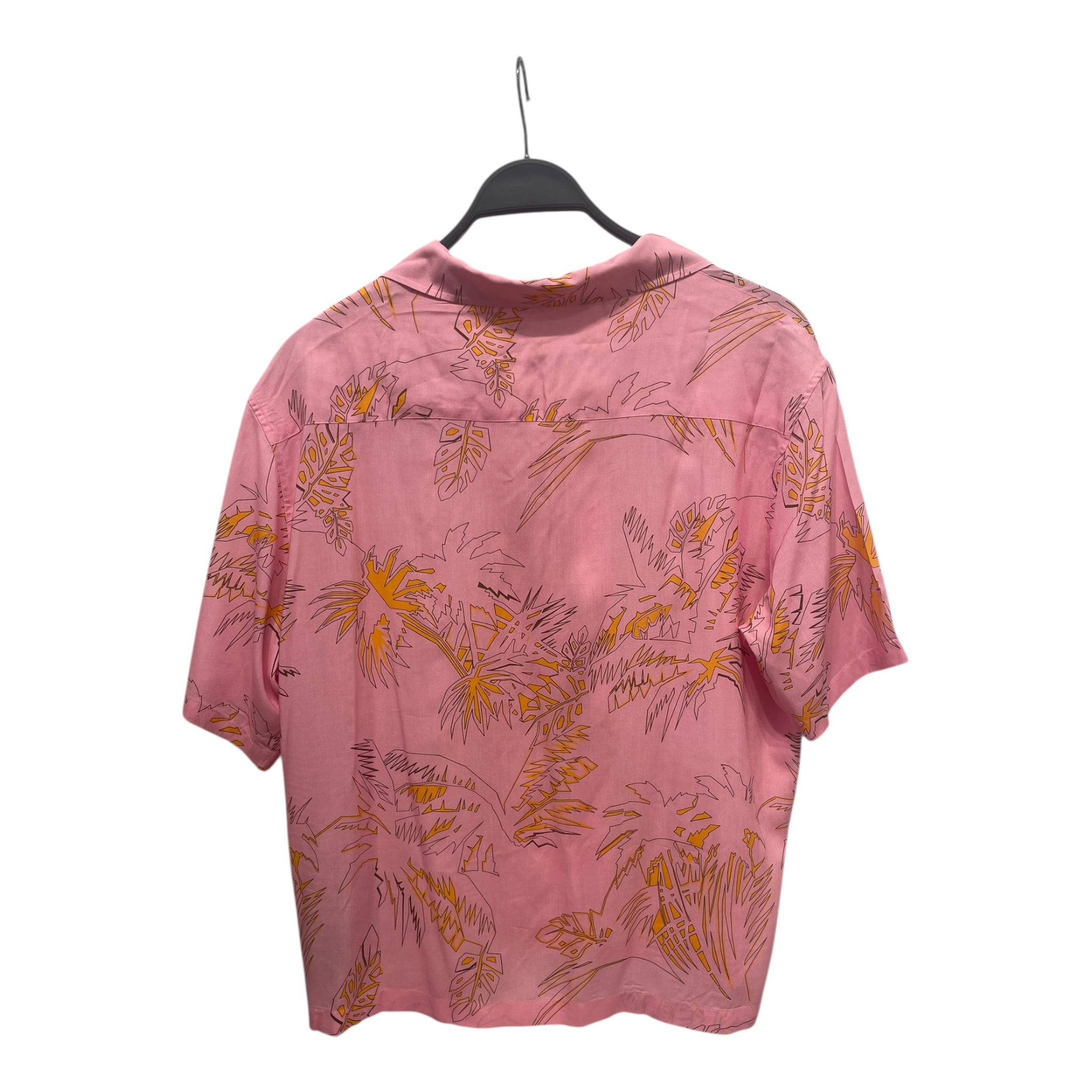 Palm Angels/Hawaiian Shirt/44/Polyester/PNK/All Over Print/YELLO DESIGNS/#PWGA071S22FAB00 view 2