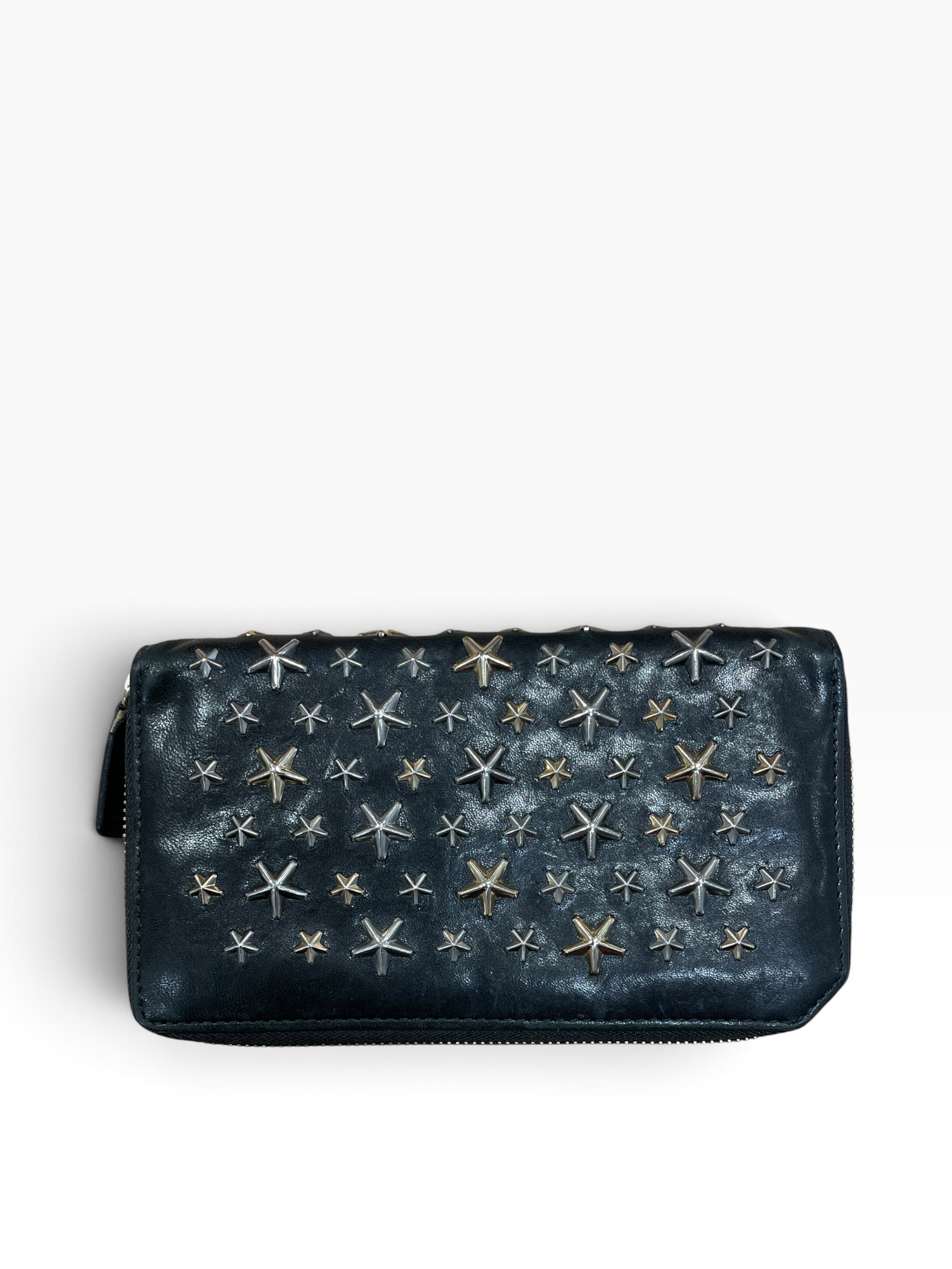 JIMMY CHOO/Long Wallet/Leather/BLK/L's/Stars view 2