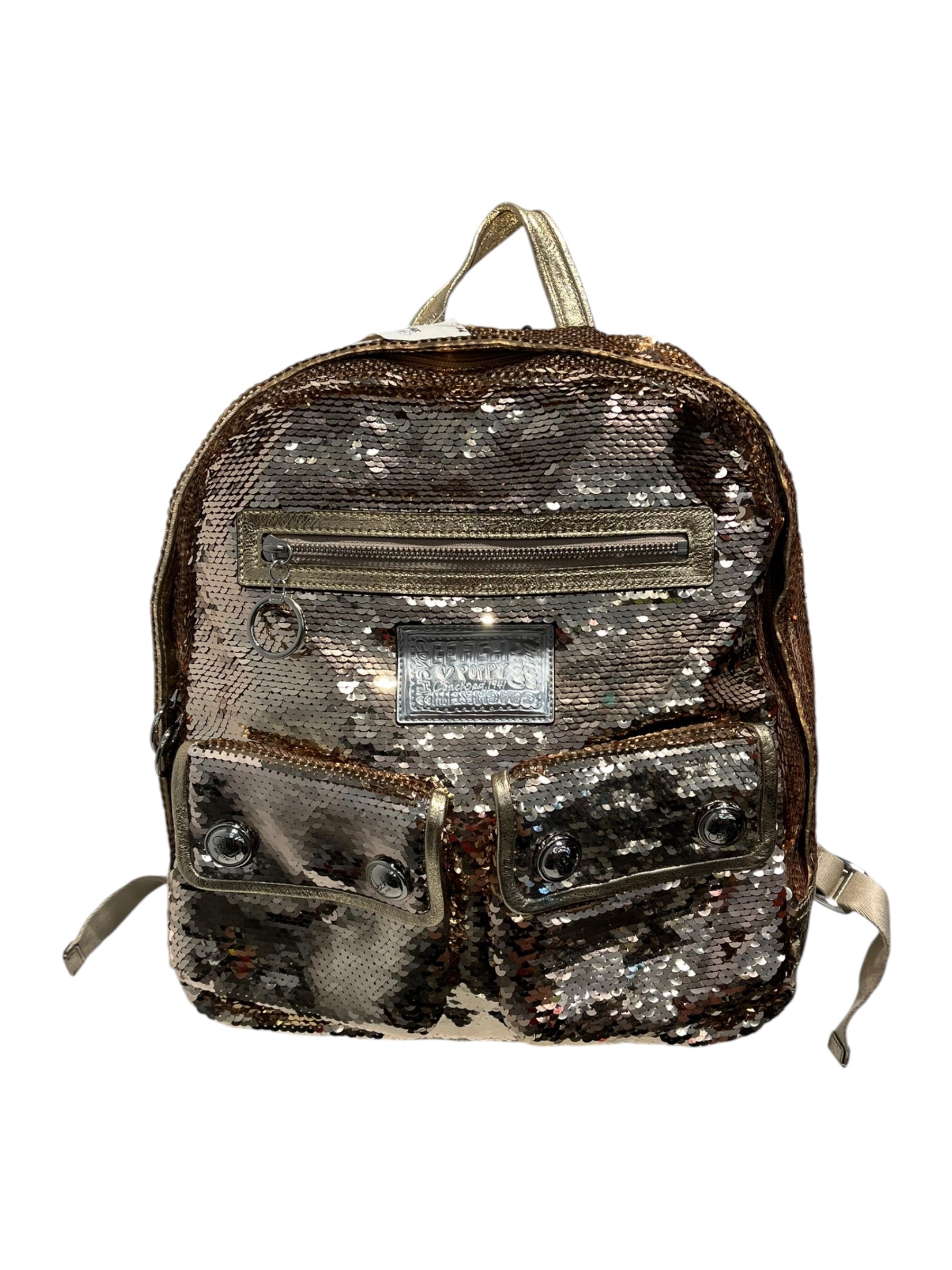 COACH/Backpack/GLD/POPPY SEQUIN SPOTLIGHT view 1
