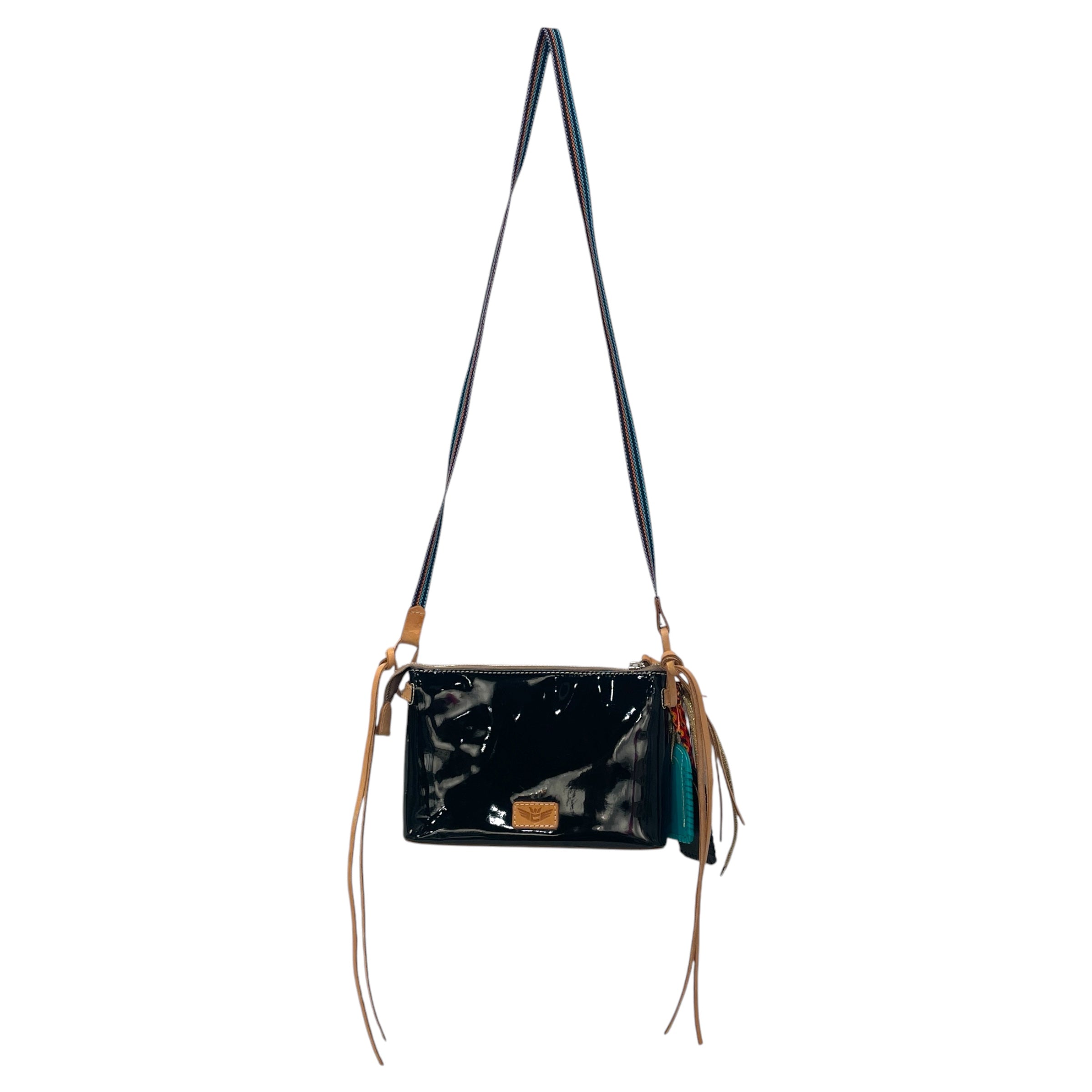 Consuela/Cross Body Bag/Floral Pattern/Leather/PNK/Poppy Downtown view 2