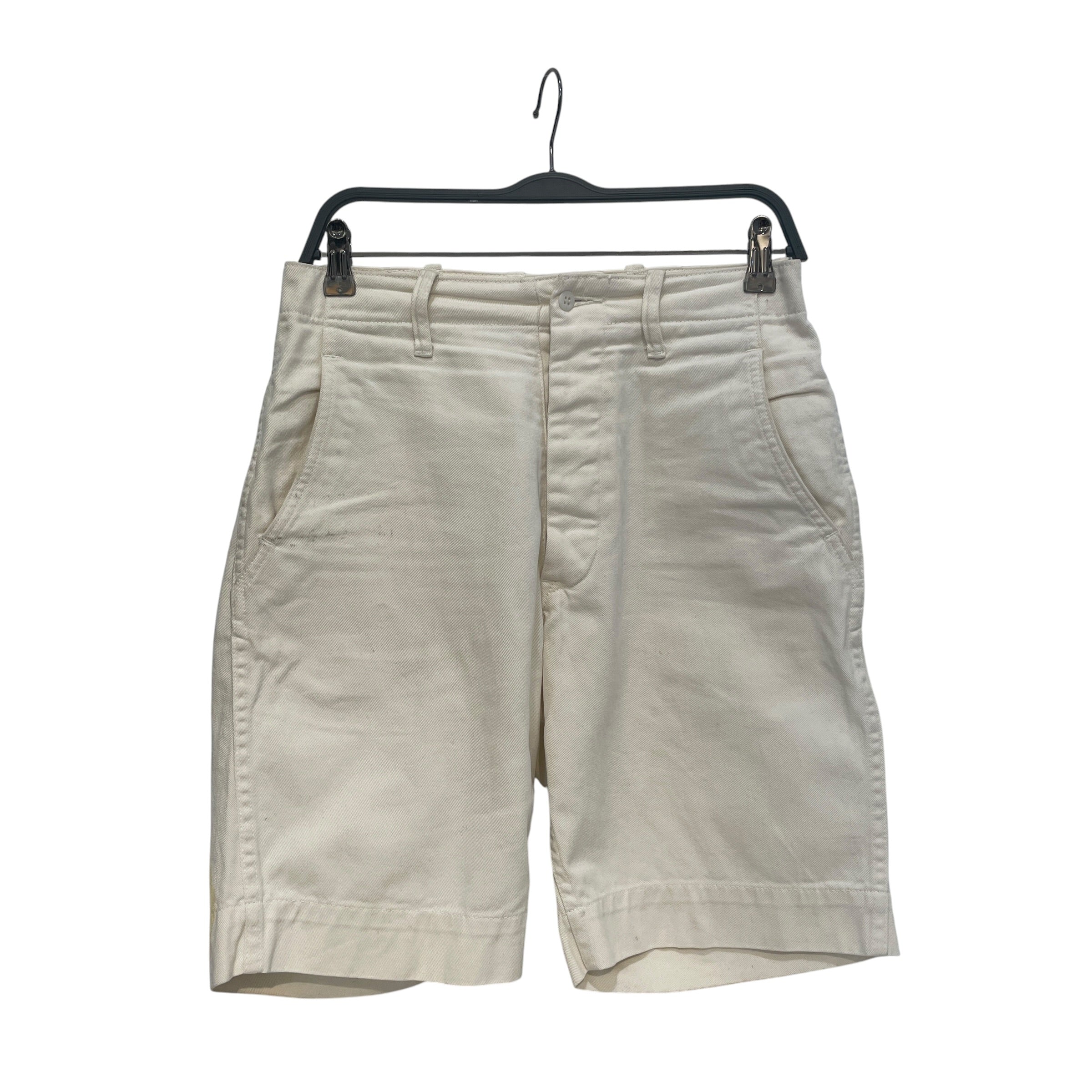 EVISU/Shorts/30/Denim/WHT/Logo Shorts view 1