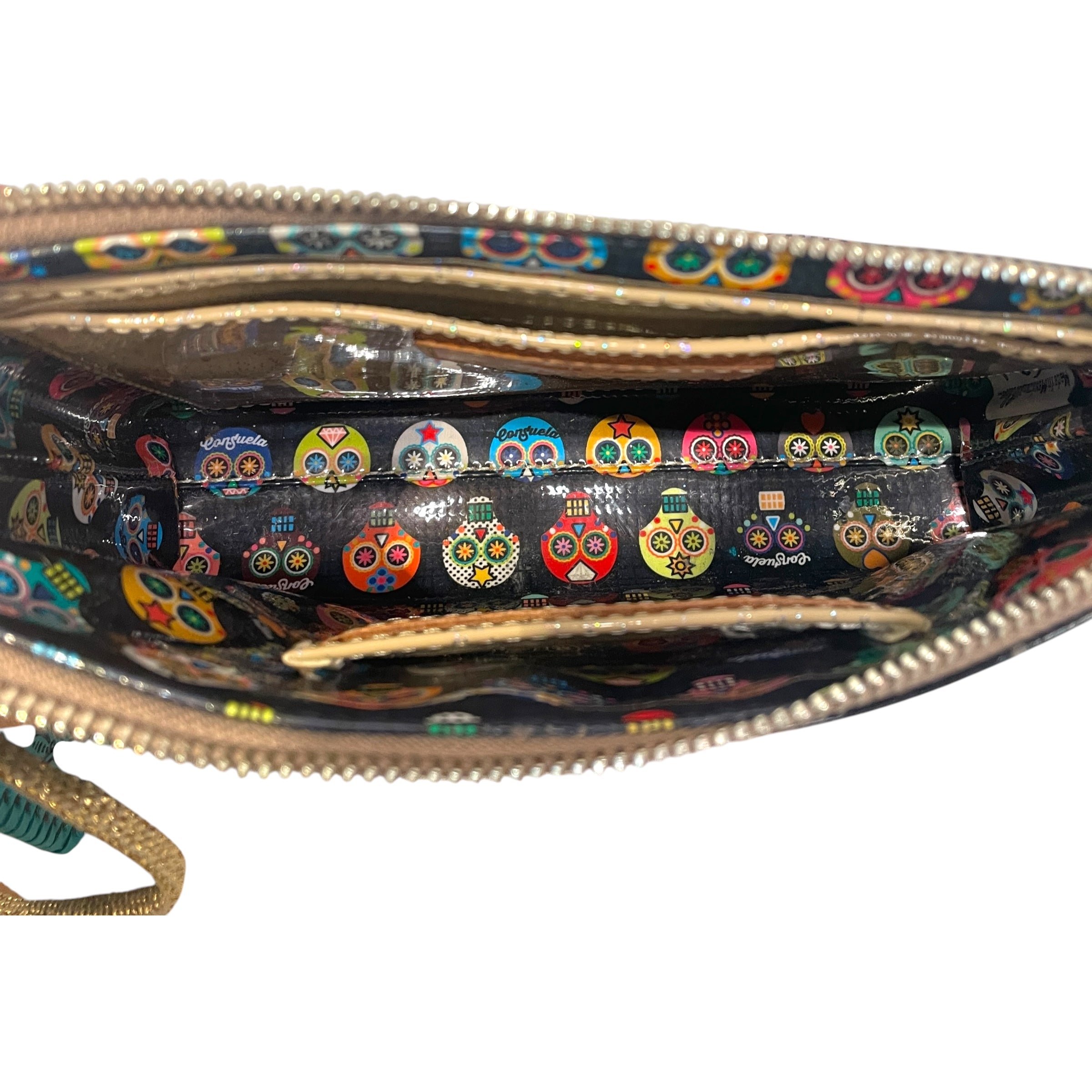 Consuela/Cross Body Bag/Floral Pattern/Leather/PNK/Poppy Downtown view 4