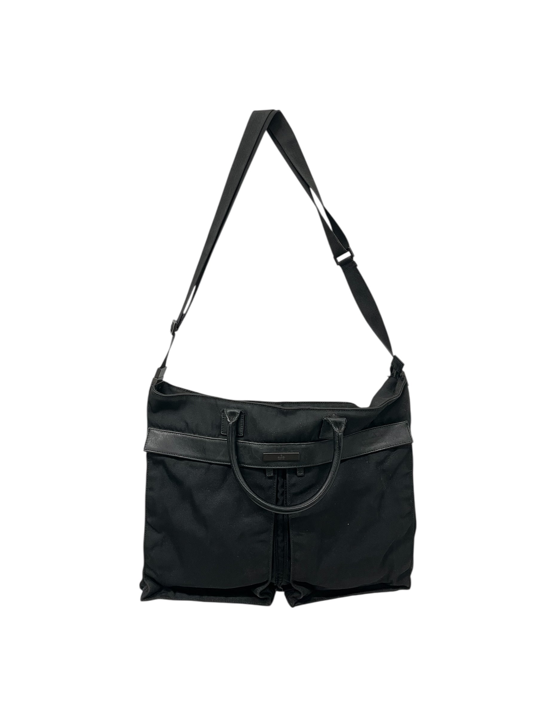 GUCCI/Bag/Nylon/BLK/NYLON HANDLE BAG 002 1049 view 1