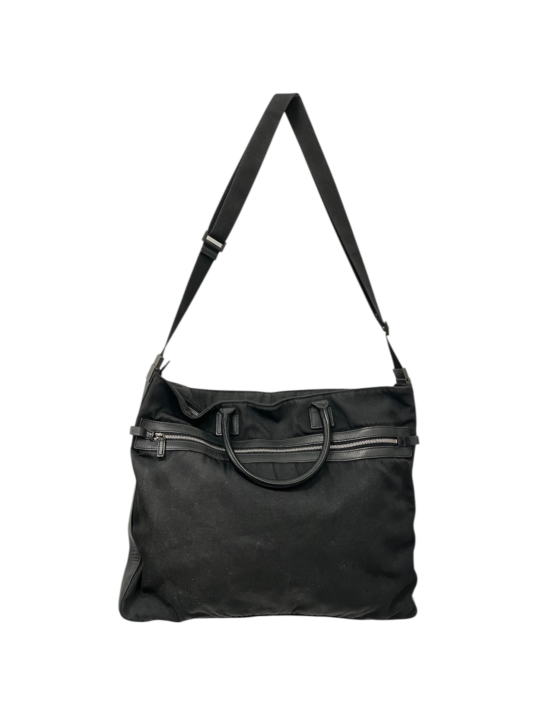 GUCCI/Bag/Nylon/BLK/NYLON HANDLE BAG 002 1049 view 2
