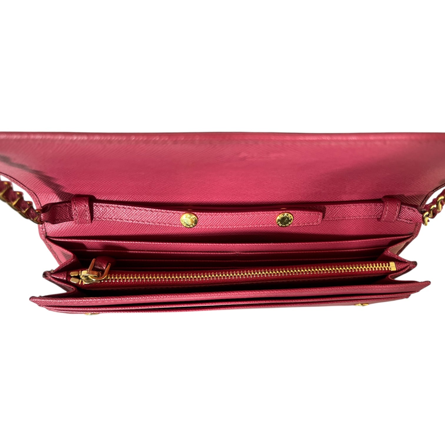 PRADA/Bag/Leather/PNK/METAL ORO CHAIN WALLET view 5