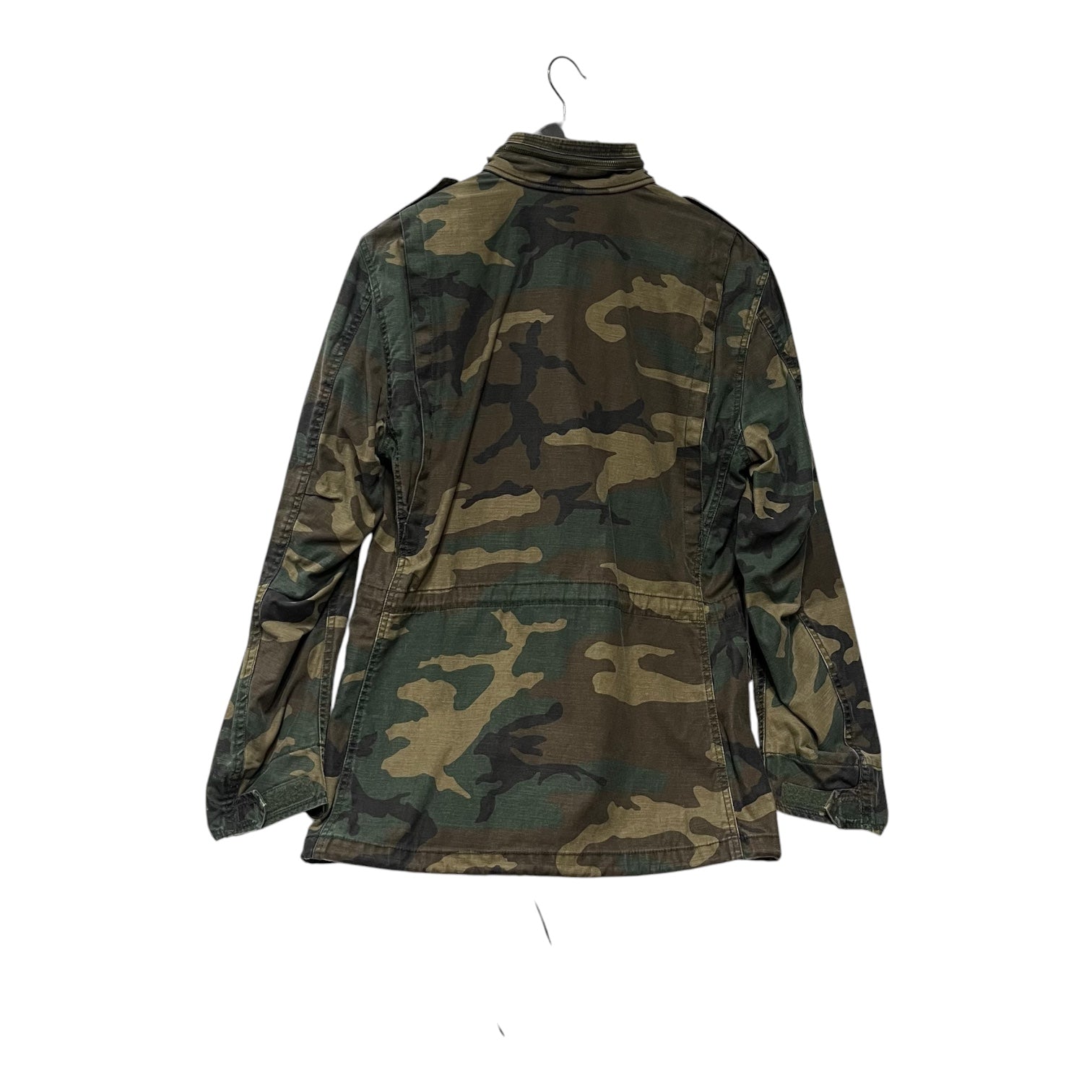 ALPHA INDUSTRIES/Tailored Jkt/S/Cotton/KHK/Camouflage/collared jacket view 2