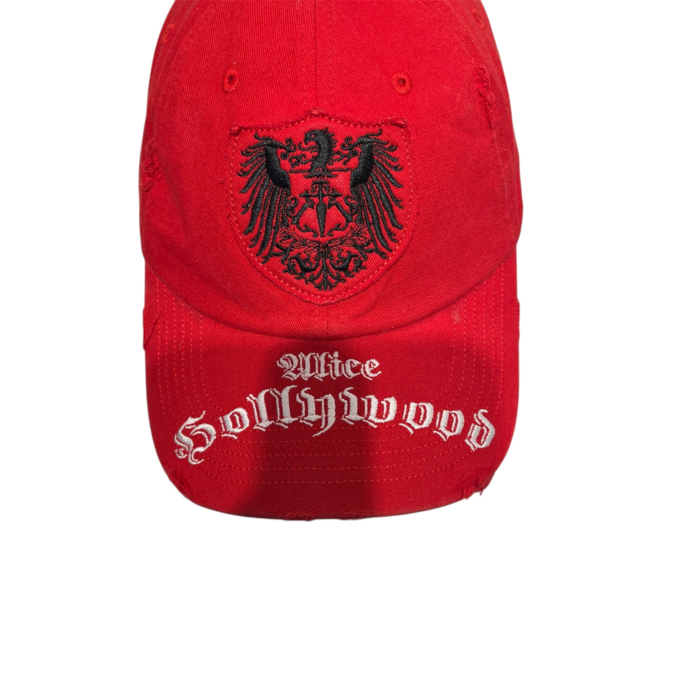 ALICE HOLLYWOOD/Classic Hat/OS/Graphic/Cotton/RED/FC HAT - NO CLIPS view 4