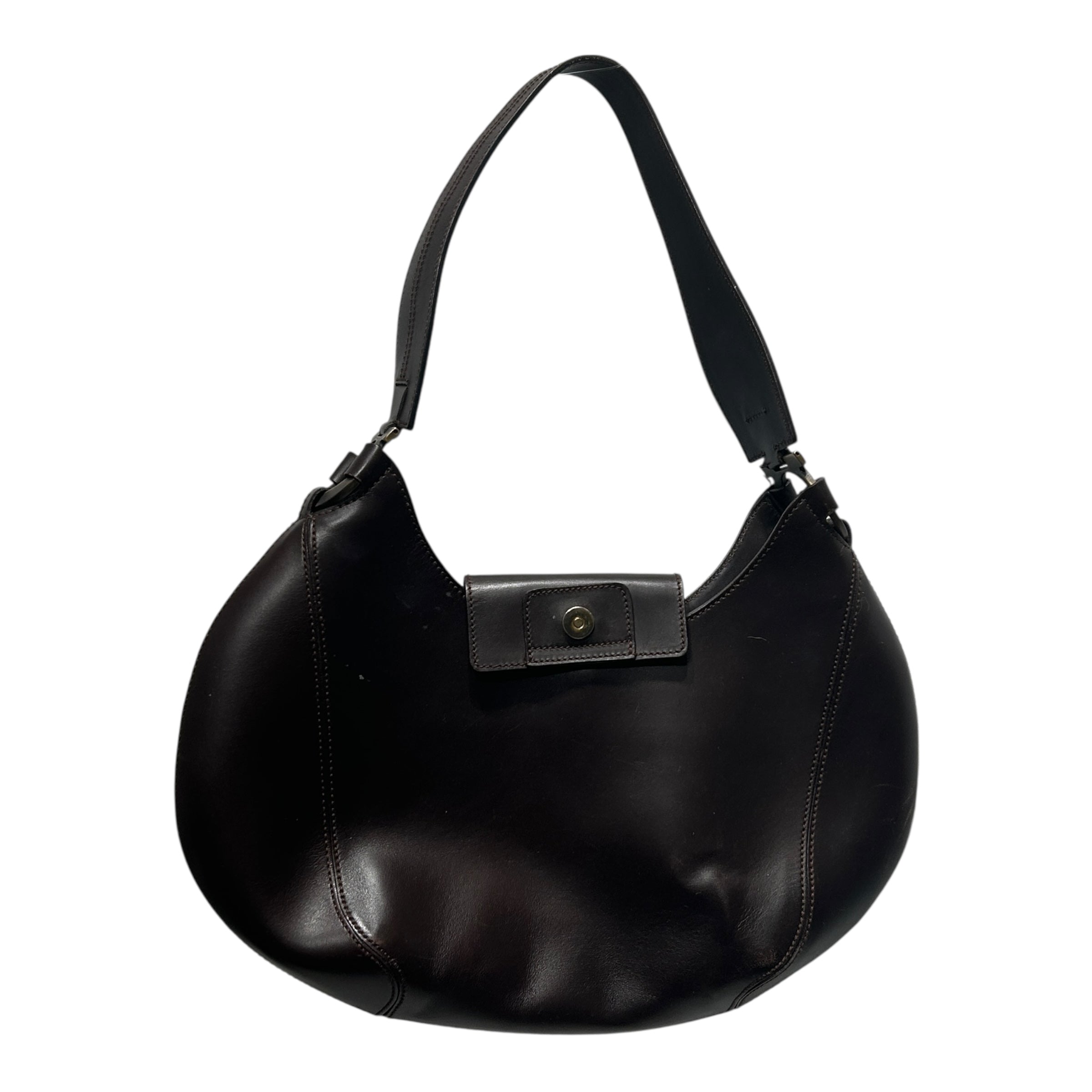 Salvatore Ferragamo/Bag/Leather/BRW/LEATHER SHOULDER BAG view 1