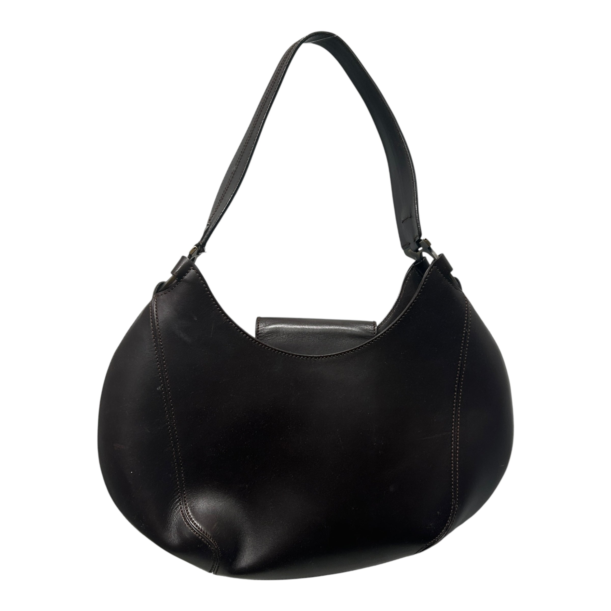 Salvatore Ferragamo/Bag/Leather/BRW/LEATHER SHOULDER BAG view 2