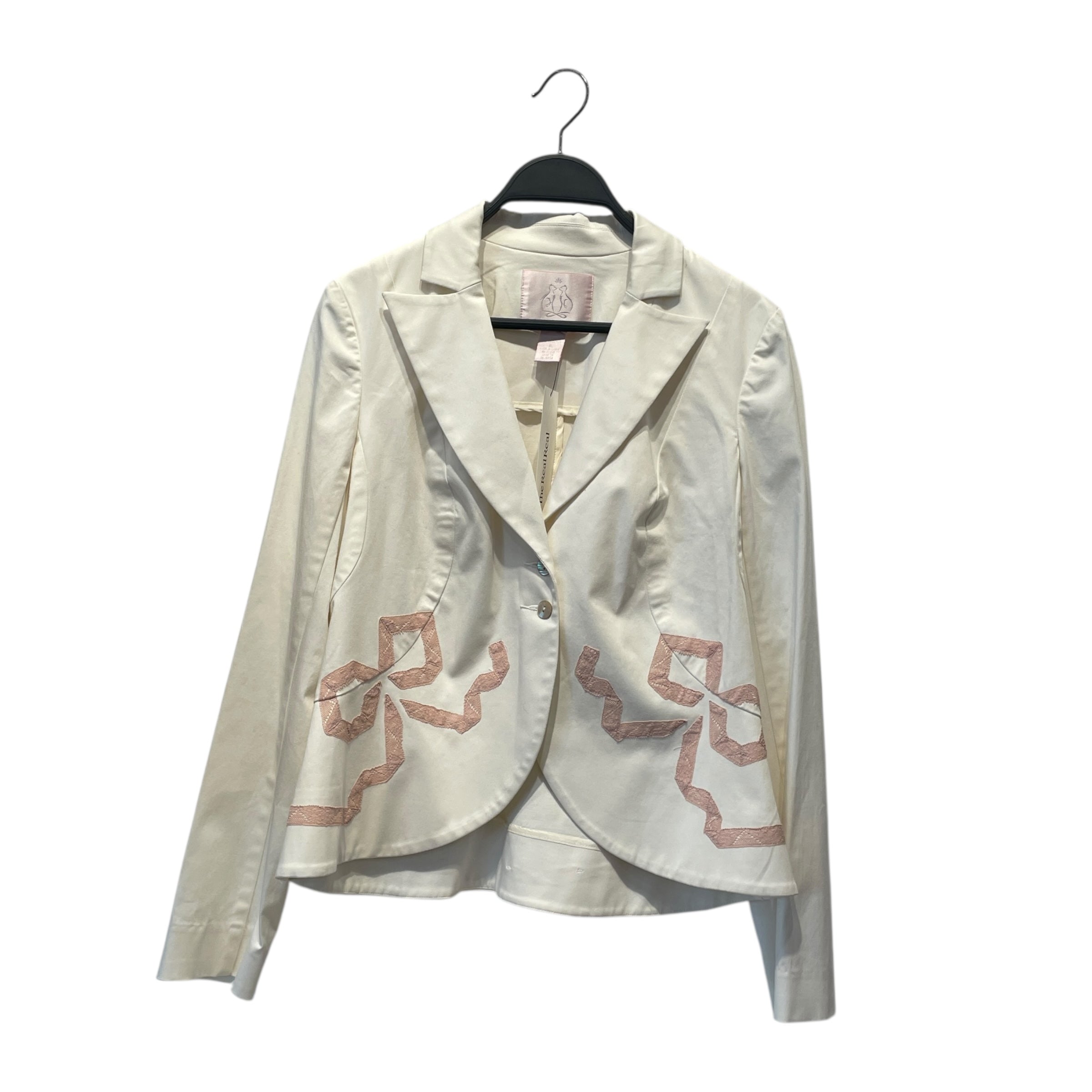 rebecca taylor/Tailored Jkt/6/Cotton/WHT/BOWS view 1