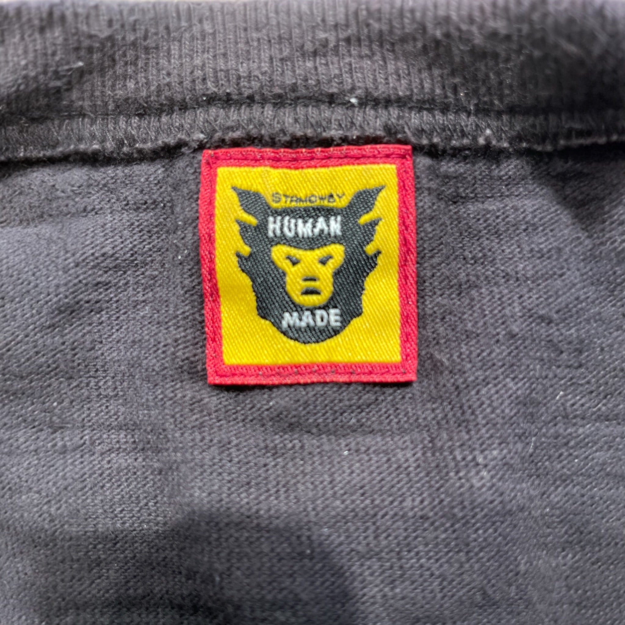HUMAN MADE/T-Shirt/M/Cotton/BLK/Plain// view 3