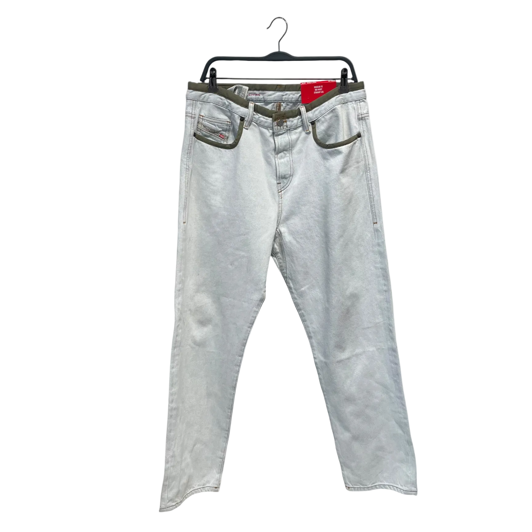 DIESEL/Pants/34/Denim/CRM/Button Fly/ view 1