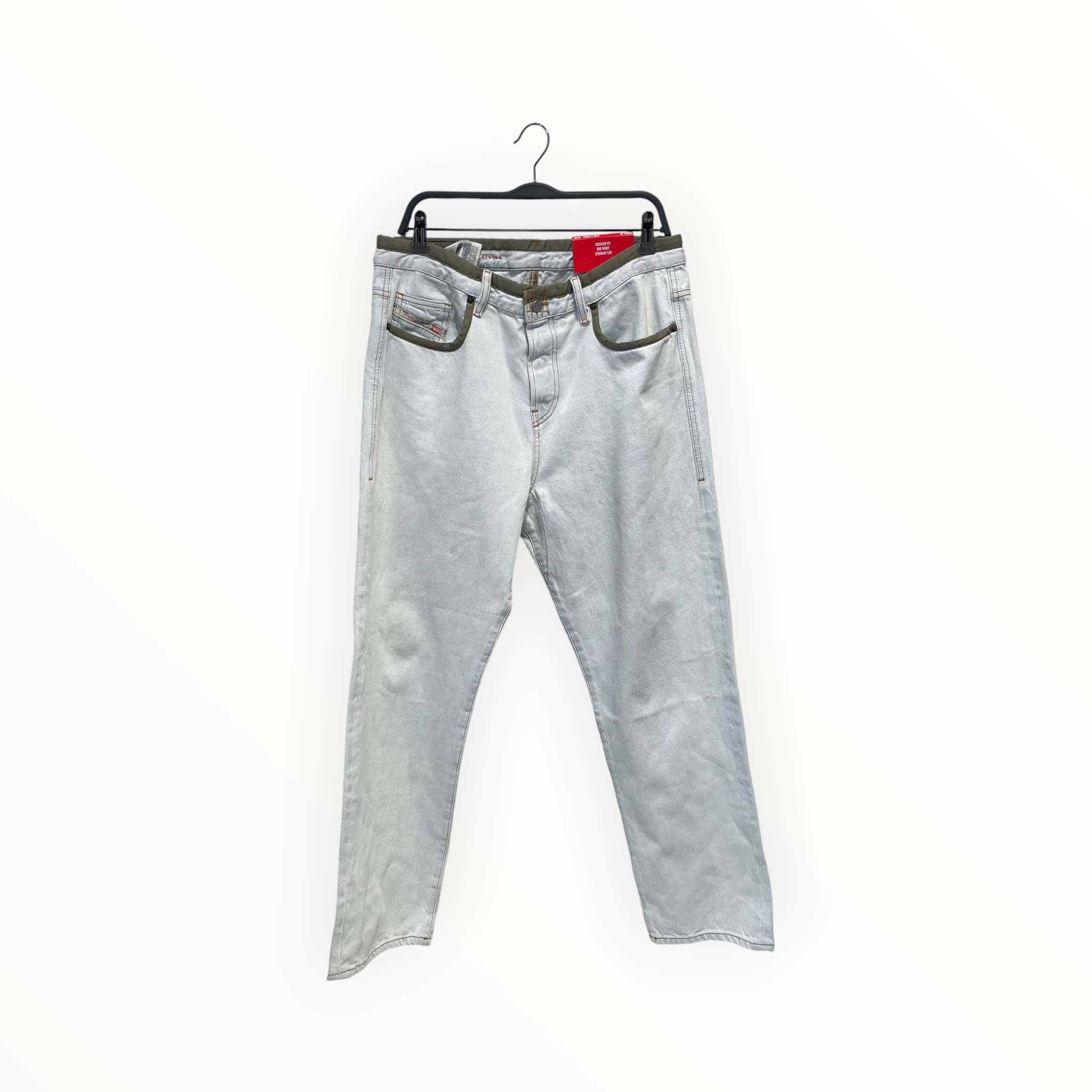 DIESEL/Pants/34/Denim/CRM/Button Fly/ view 1