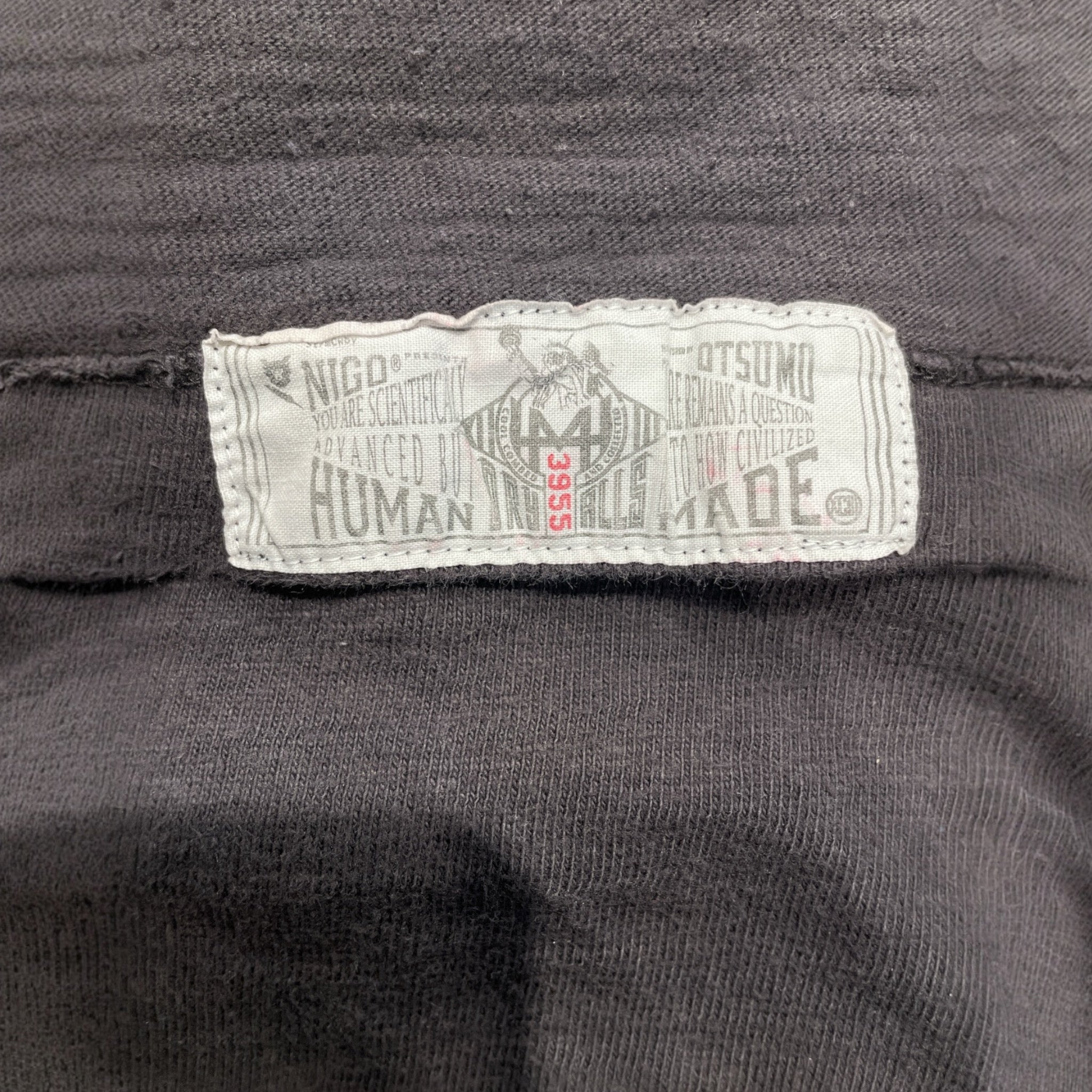 HUMAN MADE/T-Shirt/M/Cotton/BLK/Plain// view 4