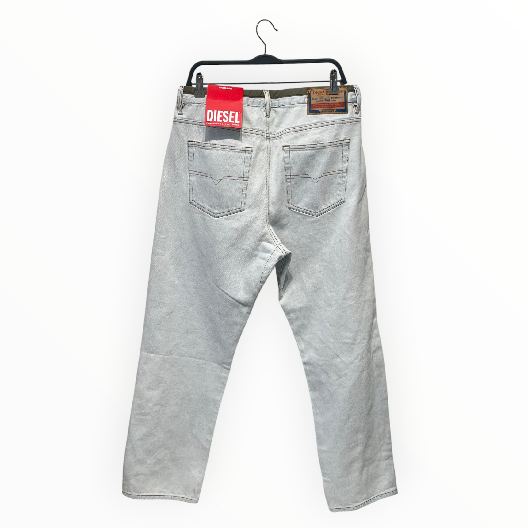 DIESEL/Pants/34/Denim/CRM/Button Fly/ view 2