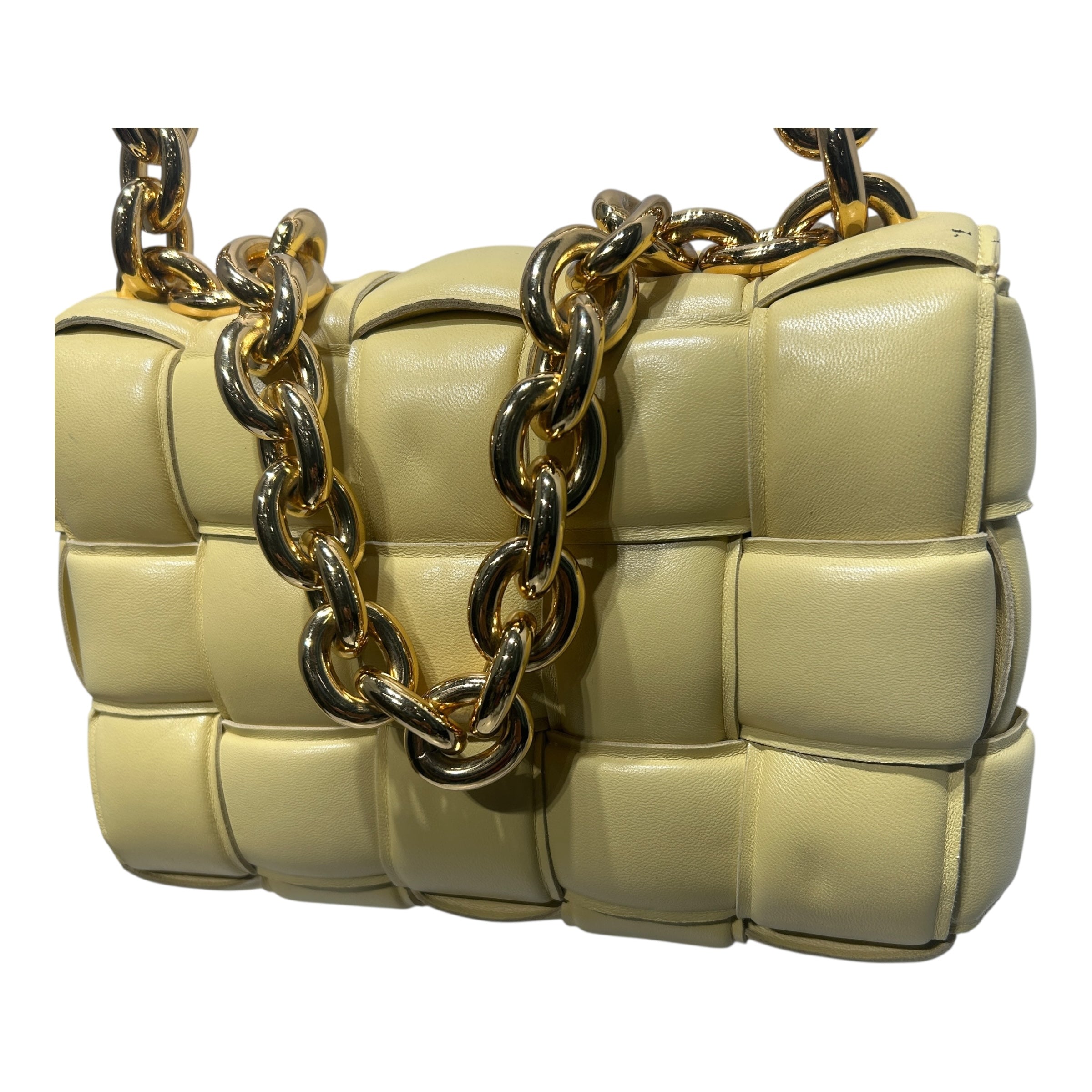 BOTTEGA VENETA/Bag/Lambskin/IVR/INTRECCO PADDED CHAIN BAG view 3