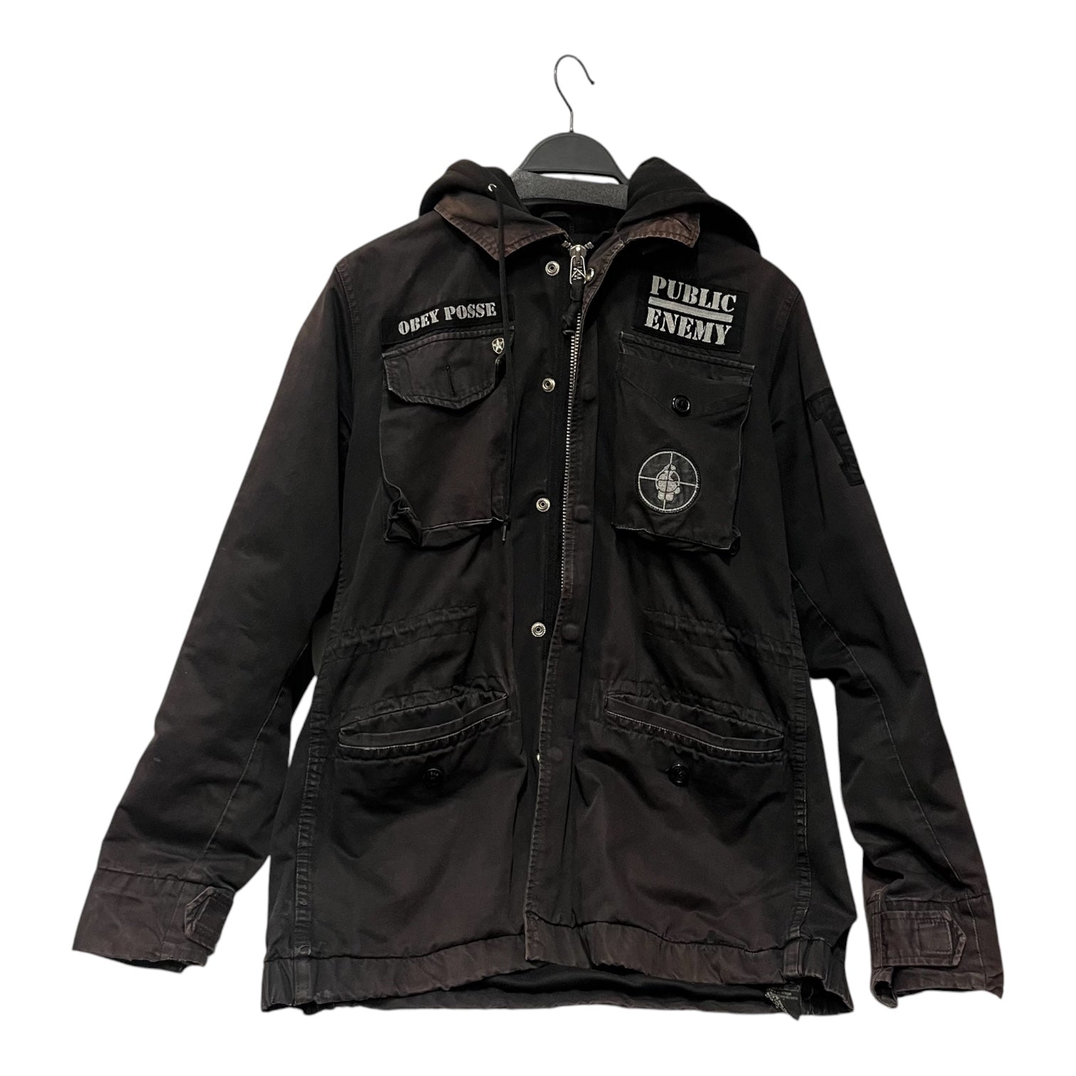 OBEY/Military Jkt/L/Cotton/BLK/public enemy view 1