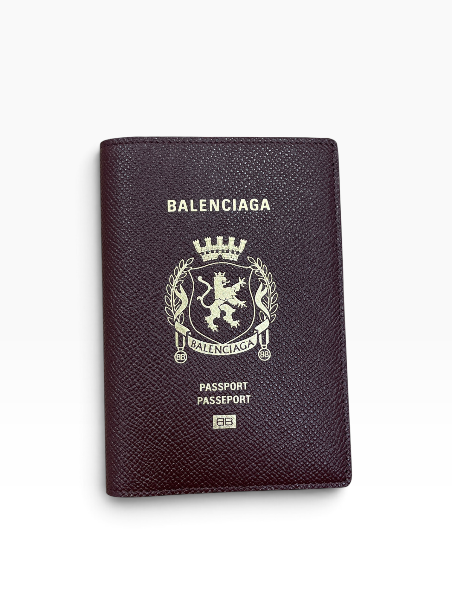BALENCIAGA/Wallet/Leather/BRW/M's/PASSPORT HOLDER view 1