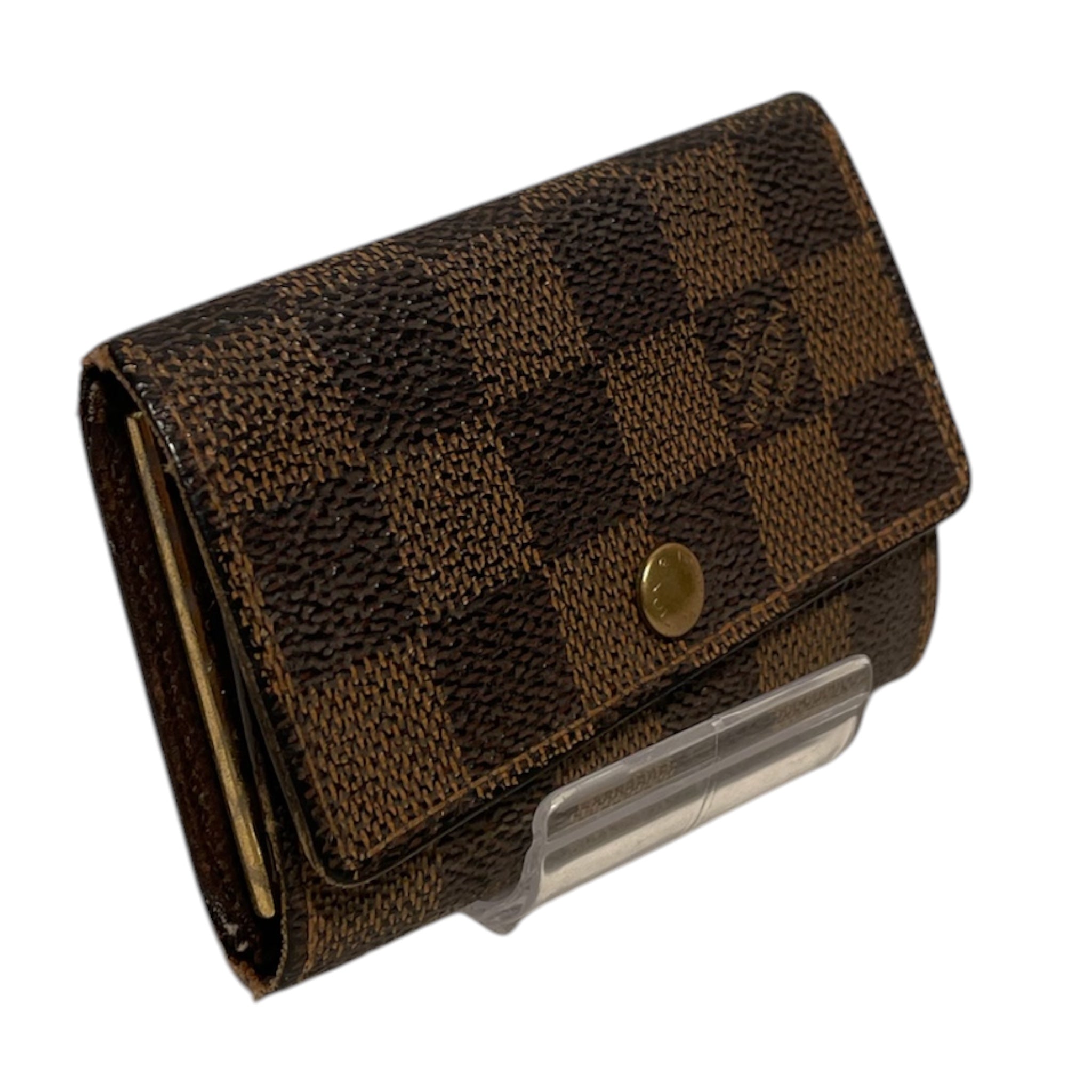 LOUIS VUITTON/Key Holder/Monogram/Leather/BRW/Damier Ebene Key Holder view 1