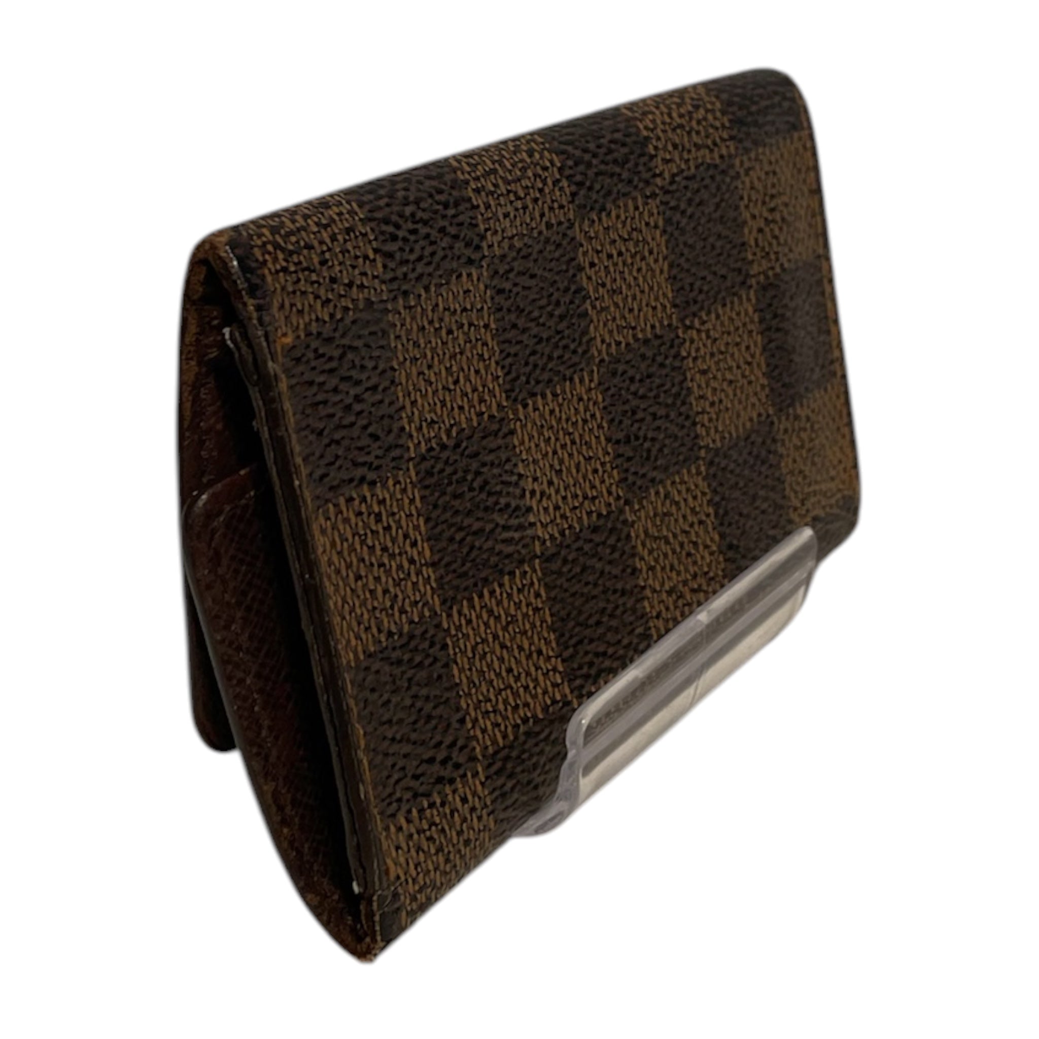 LOUIS VUITTON/Key Holder/Monogram/Leather/BRW/Damier Ebene Key Holder view 2
