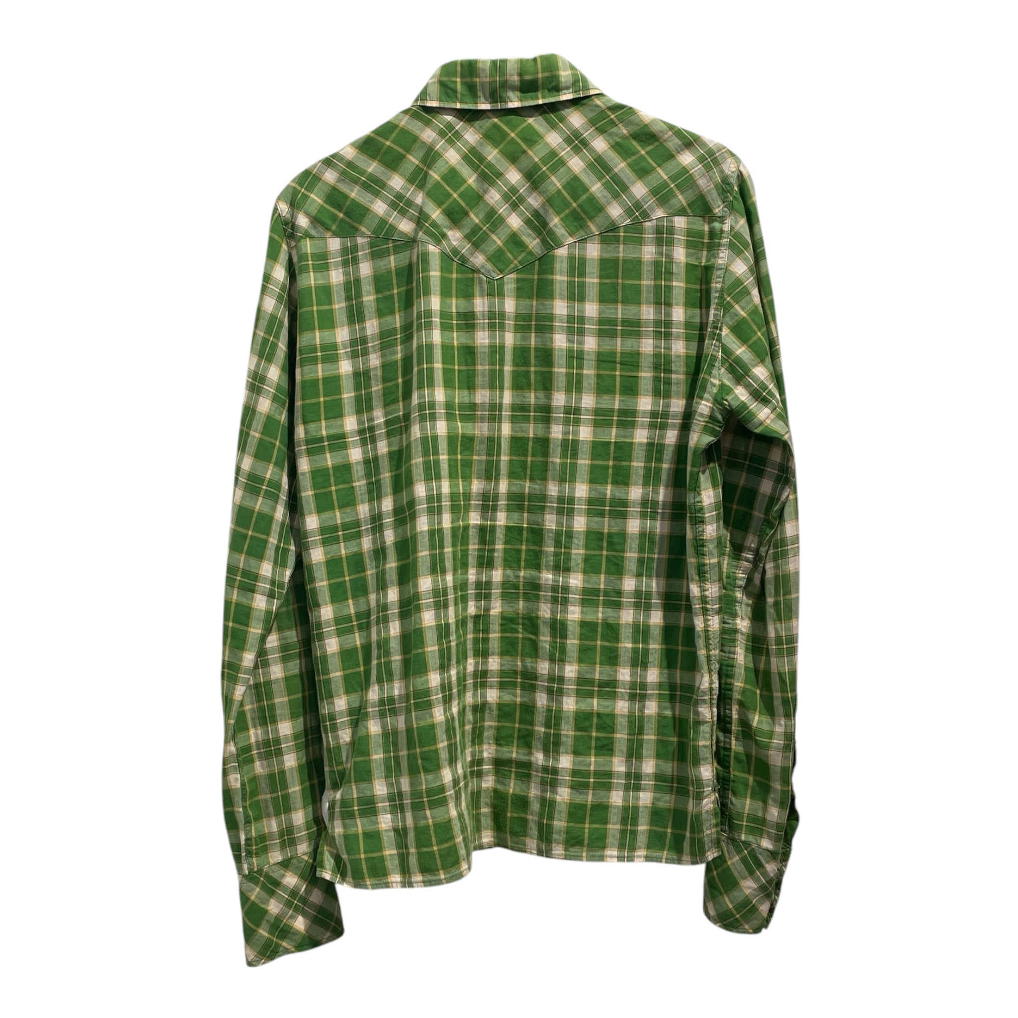 HYSTERIC GLAMOUR/Flannel Shirt/S/Plaid/Cotton/GRN/GREEN JEM FLANNEL view 2