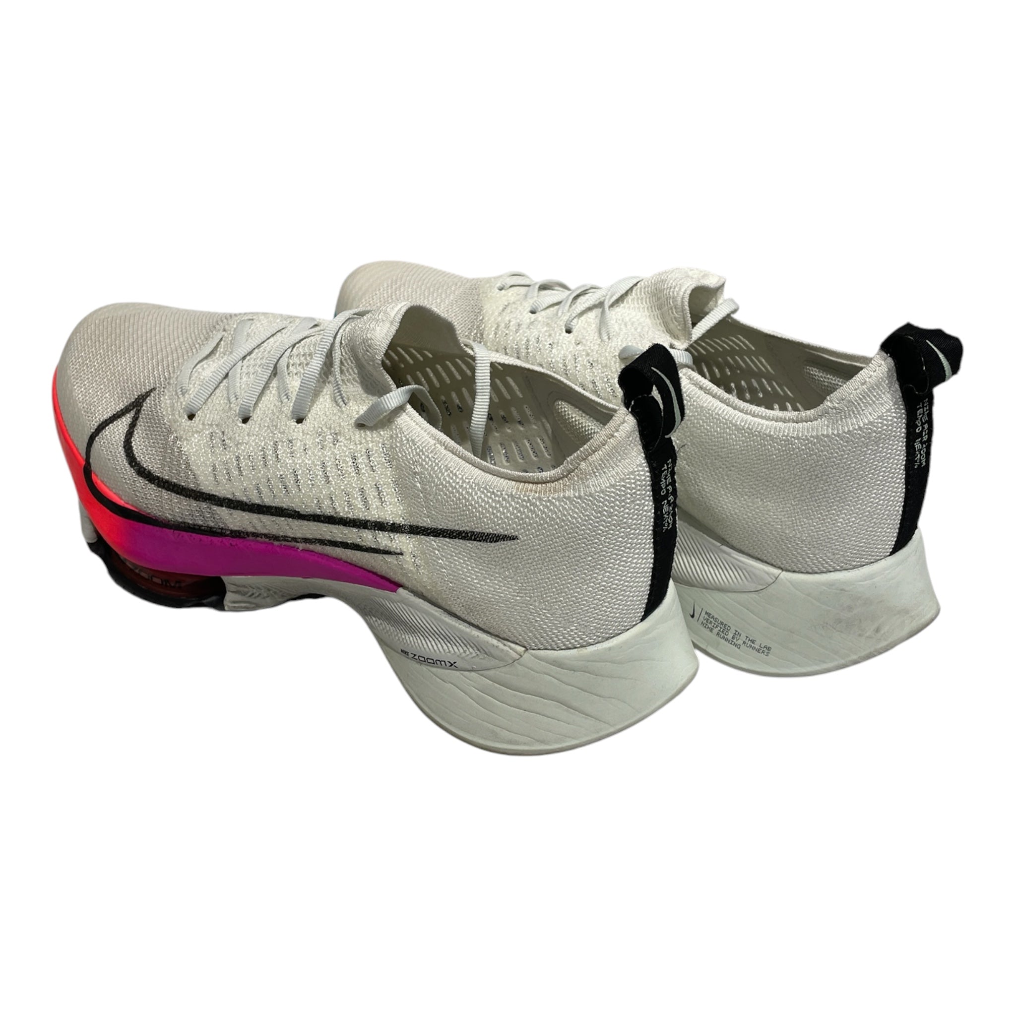 NIKE/Low-Sneakers/US 12/Nylon/WHT/FLYKNIT WHITE HYPER VIOLET view 2