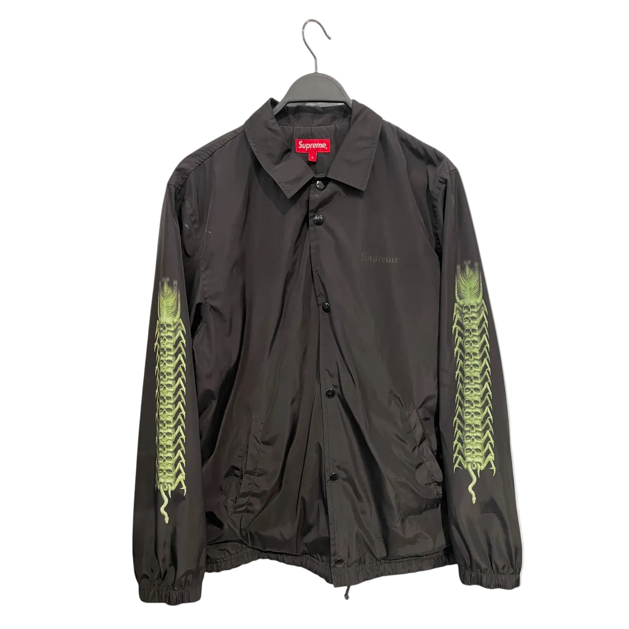 Supreme/Jacket/L/Nylon/BLK/Graphic/ view 1