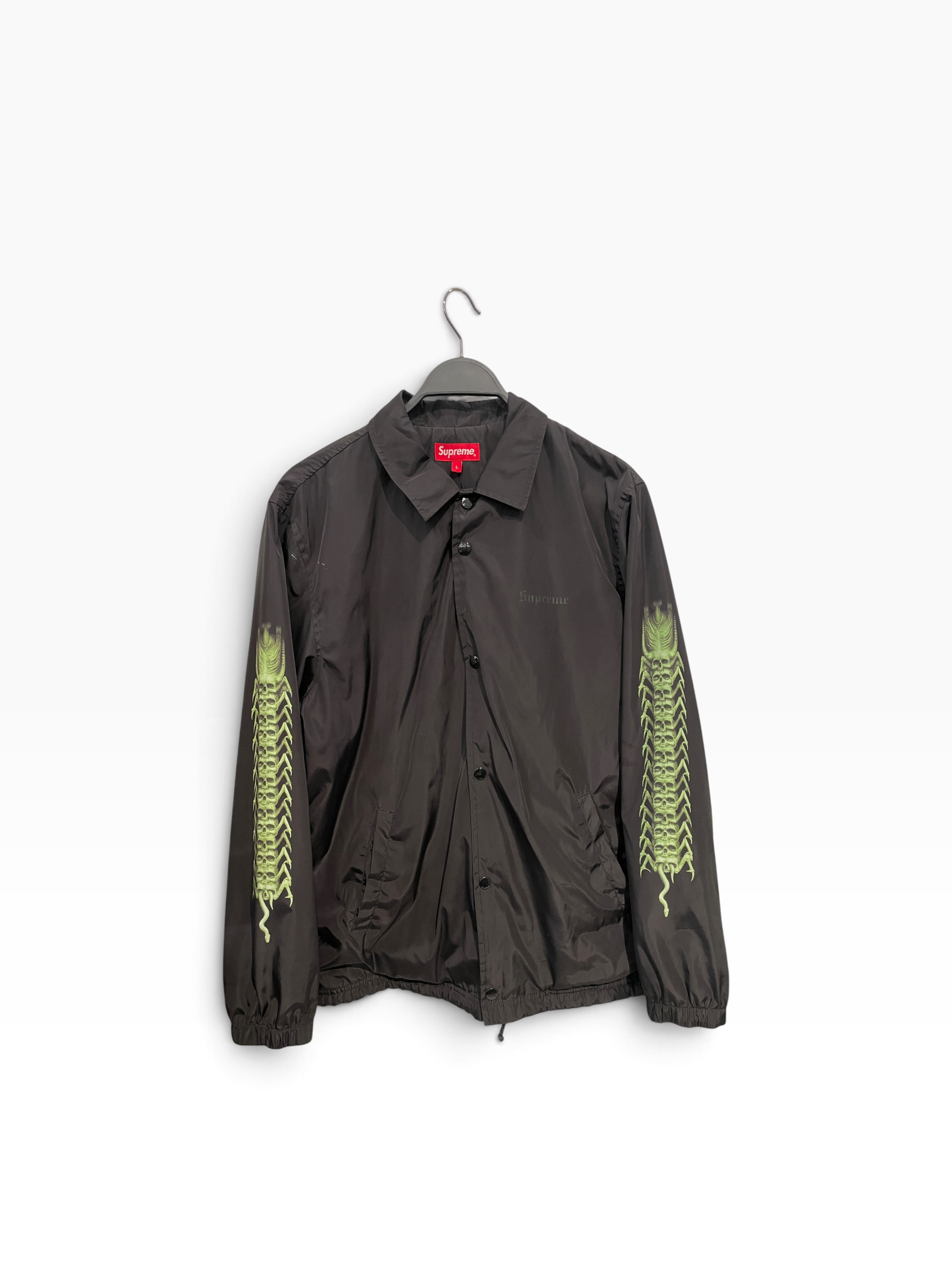Supreme/Jacket/L/Nylon/BLK/Graphic/ view 1
