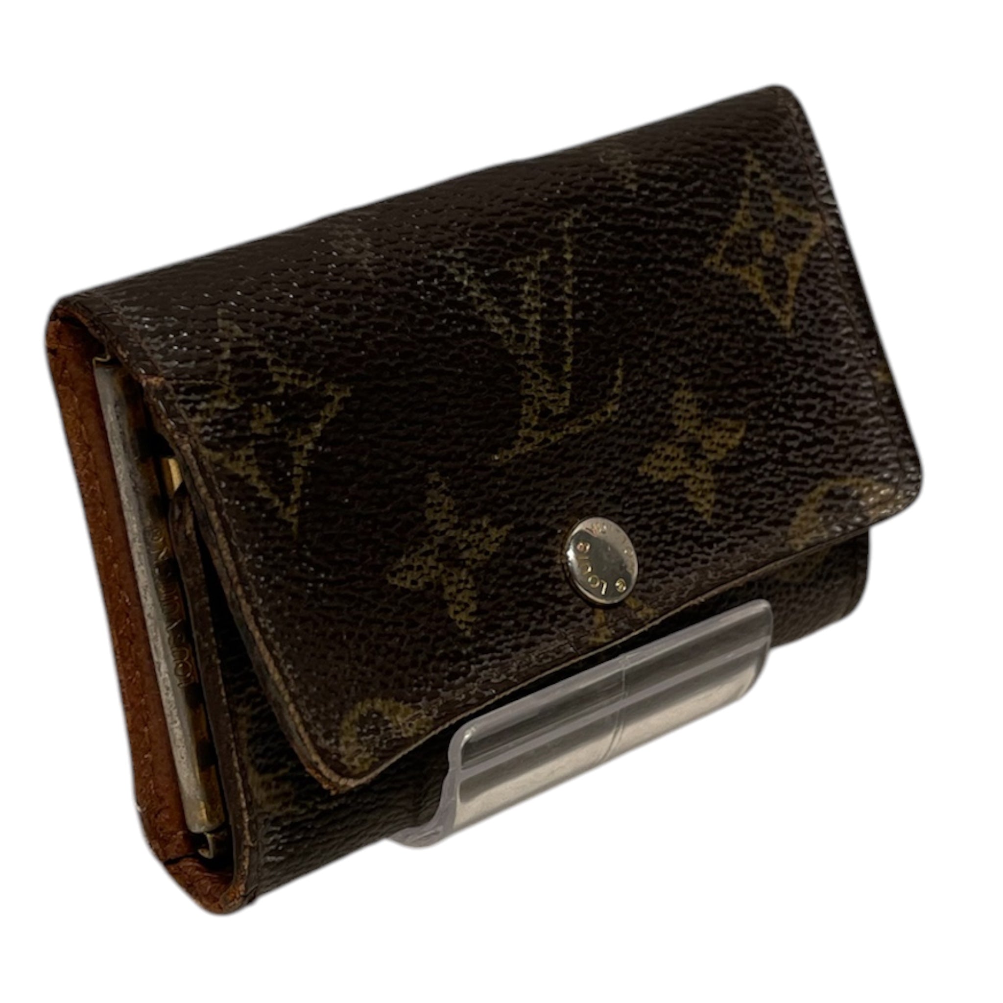 LOUIS VUITTON/Key Holder/Monogram/Leather/BRW/Monogram Key Holder view 1