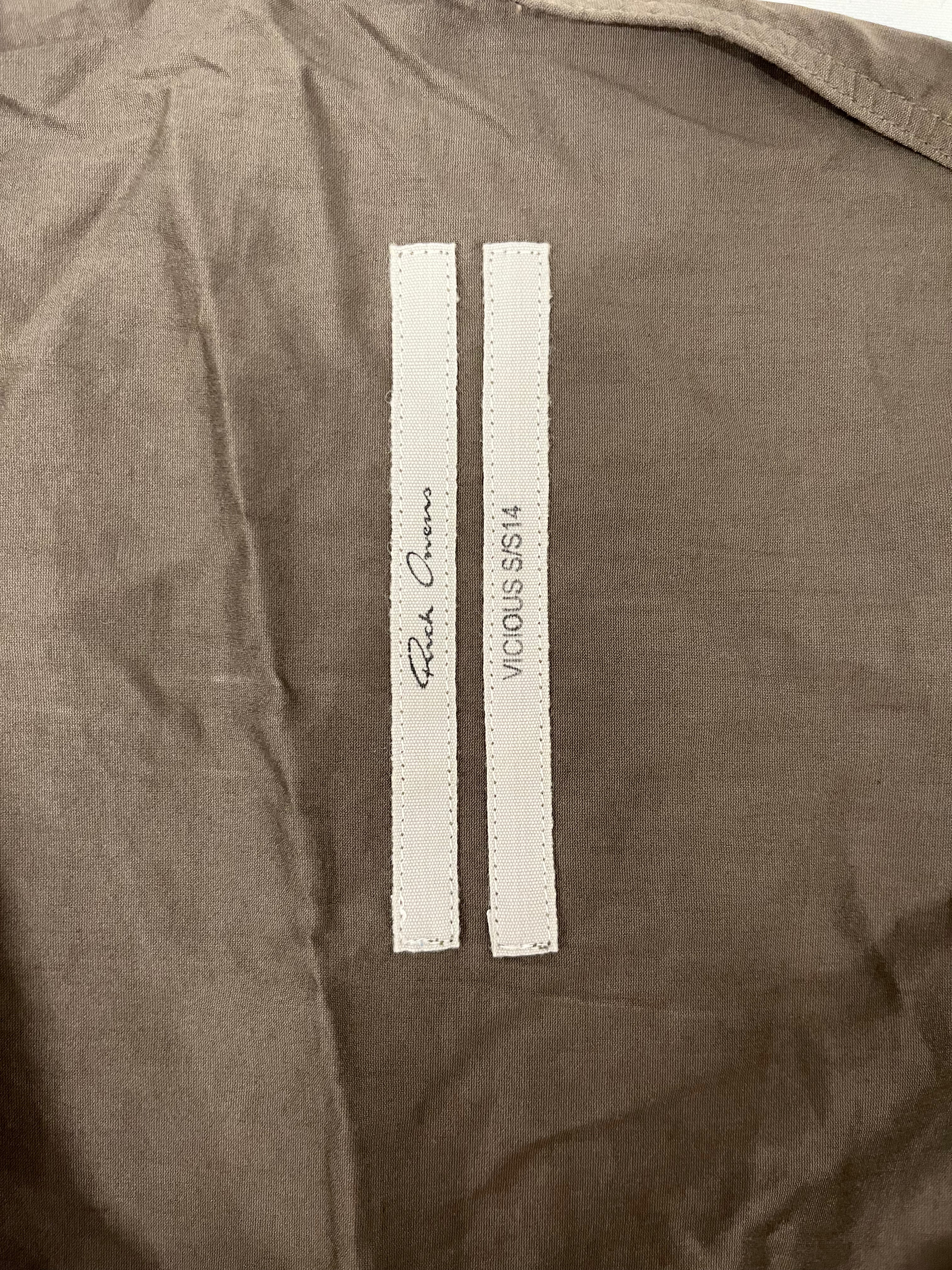 Rick Owens/Dress/6/Cotton/KHK/Midi Length/VICIOUS DRESS view 3