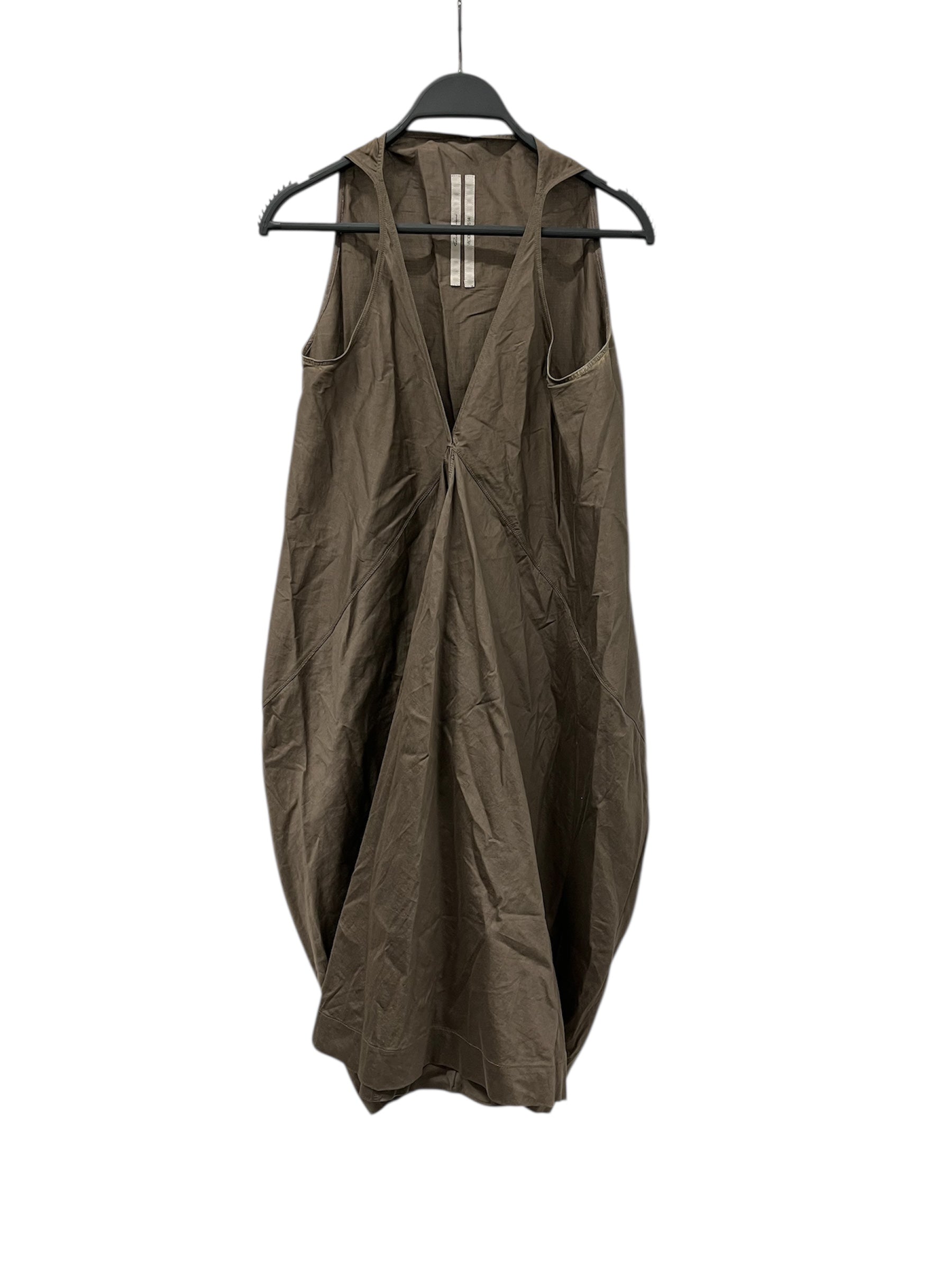 Rick Owens/Dress/6/Cotton/KHK/Midi Length/VICIOUS DRESS view 1
