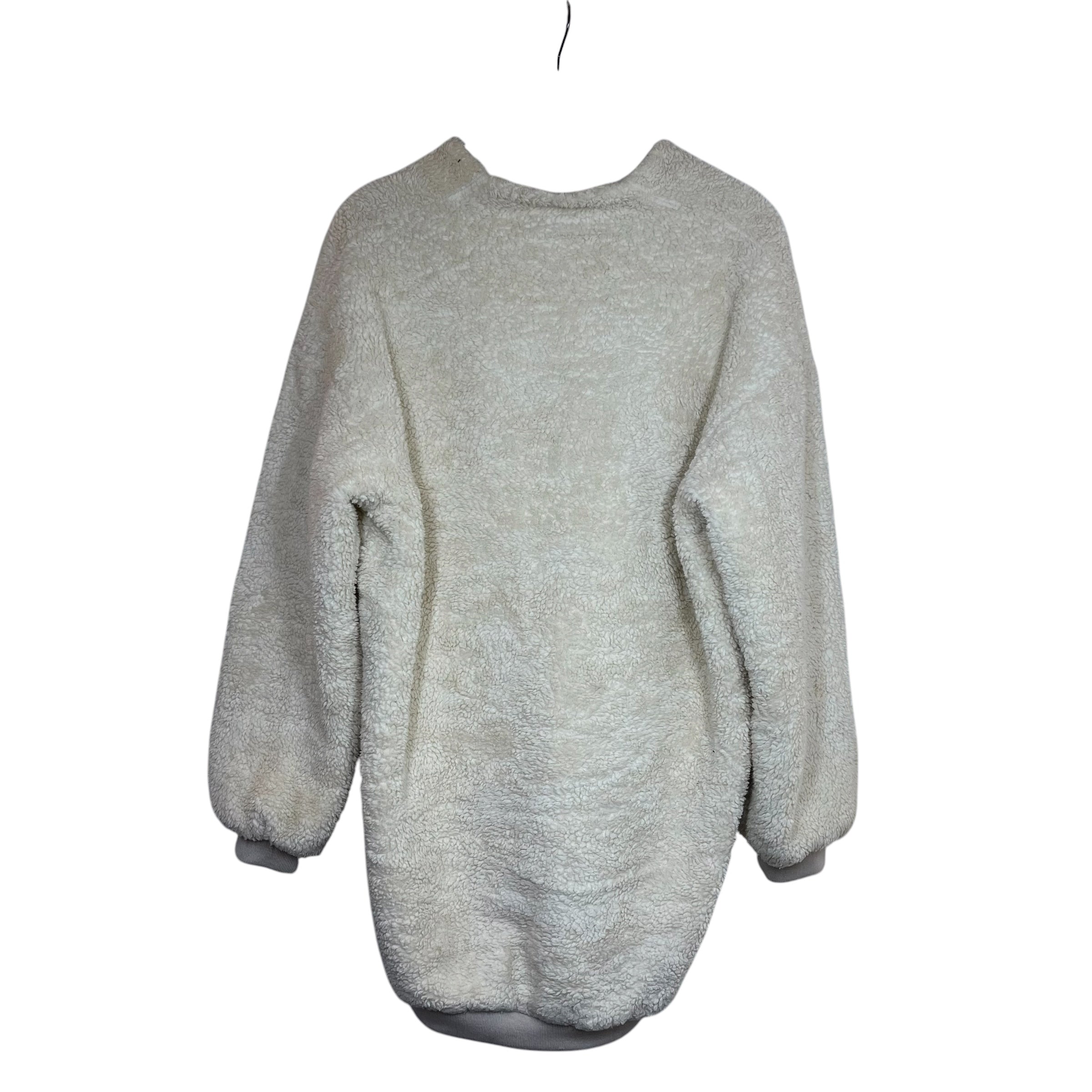 MM6/Fleece Jkt/L/Cotton/CRM/LONG FLEECE JKT view 2