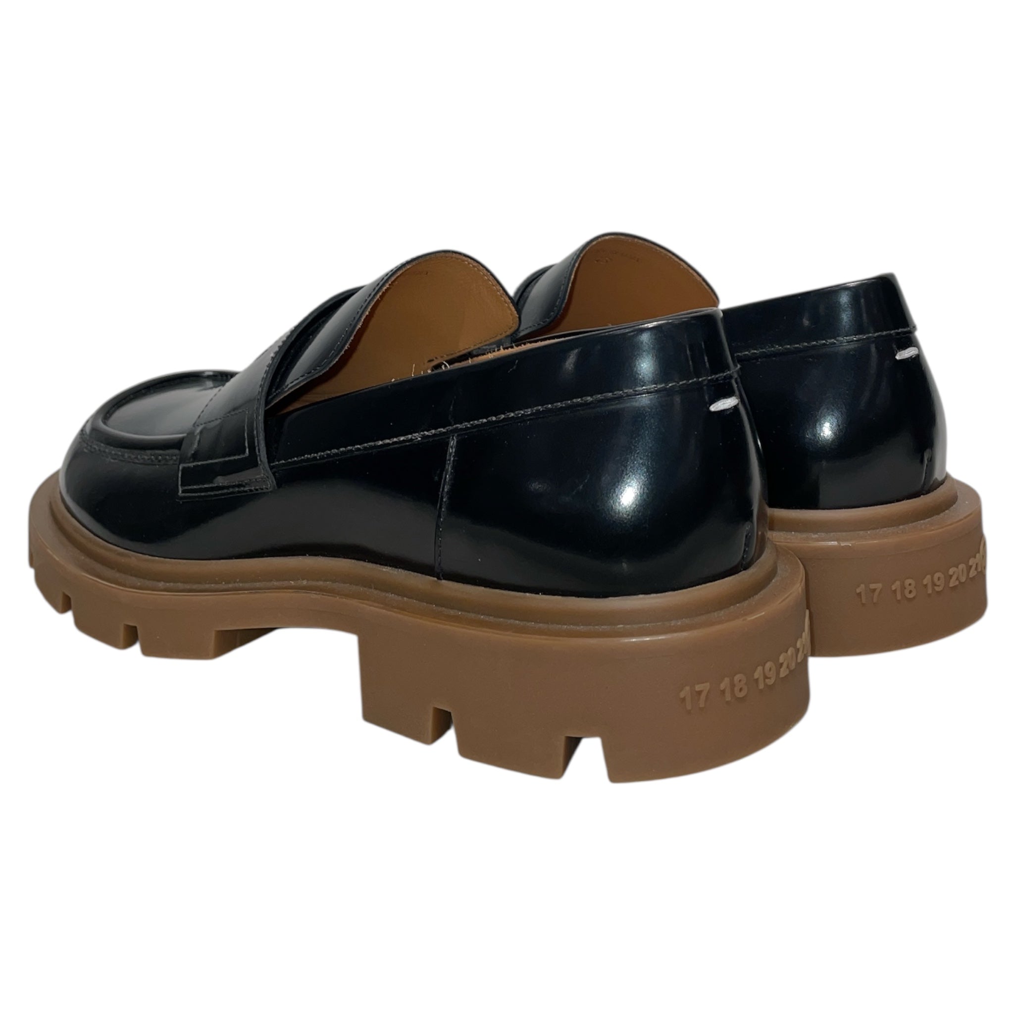 Maison Margiela/Loafers/EU 43/Leather/BLK/Oversized Penny Loafers view 2