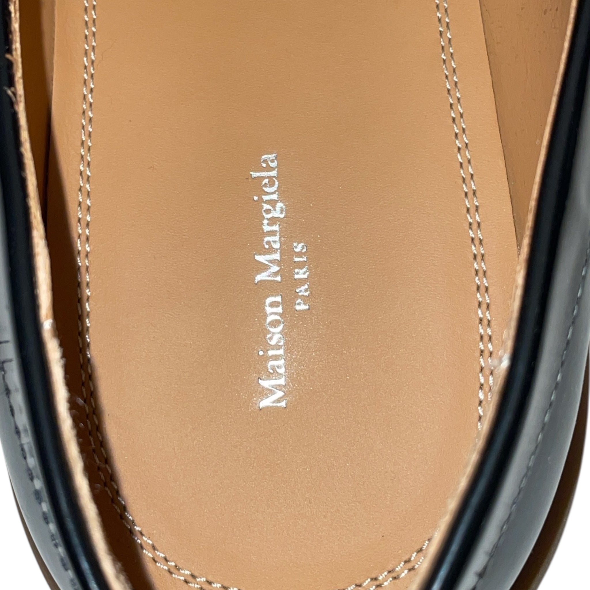 Maison Margiela/Loafers/EU 43/Leather/BLK/Oversized Penny Loafers view 3