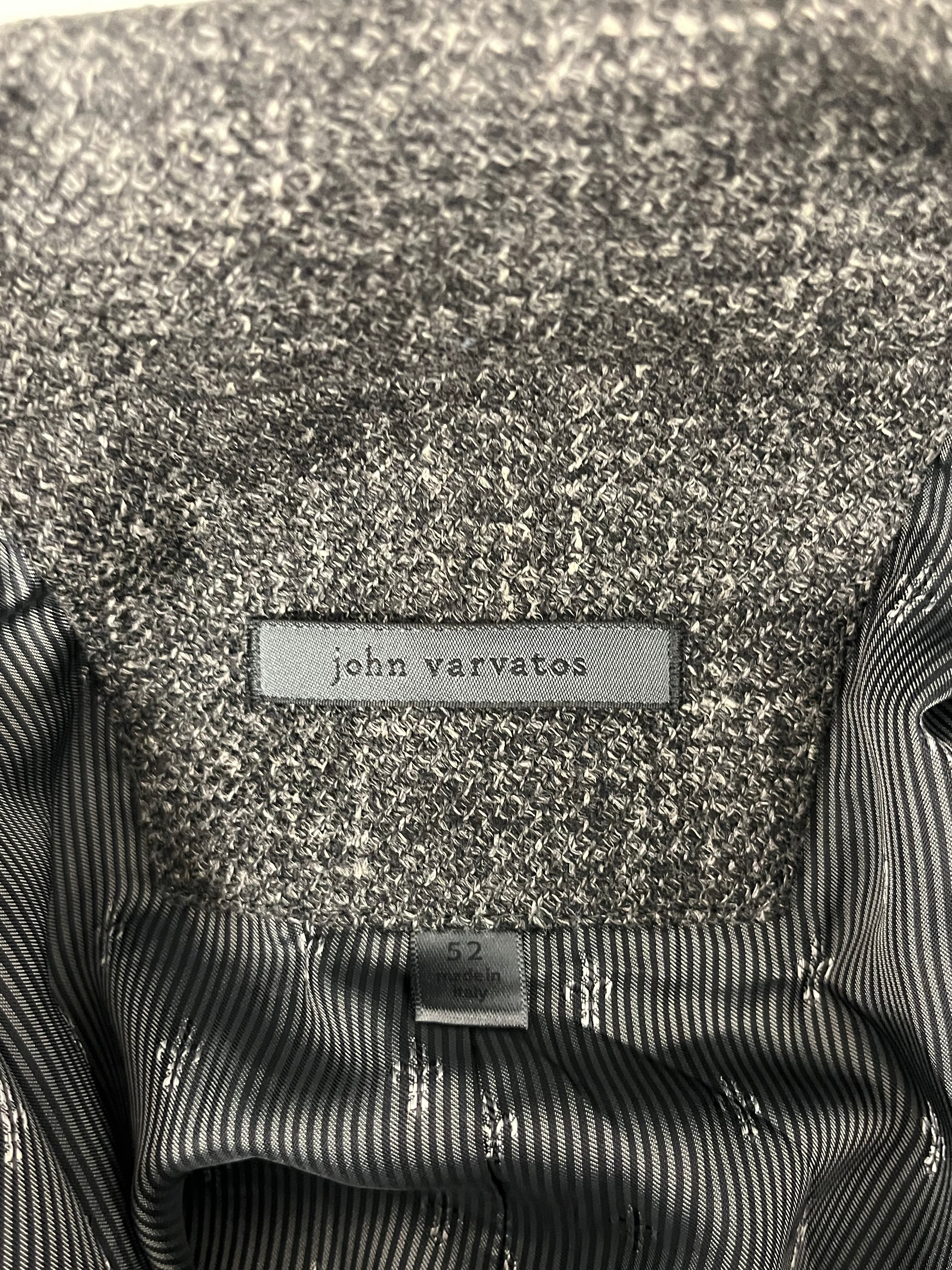 john varvatos/Coat/52/Wool/GRY/Single Breasted/UPSON JACKET DUAL BUTTONS view 3