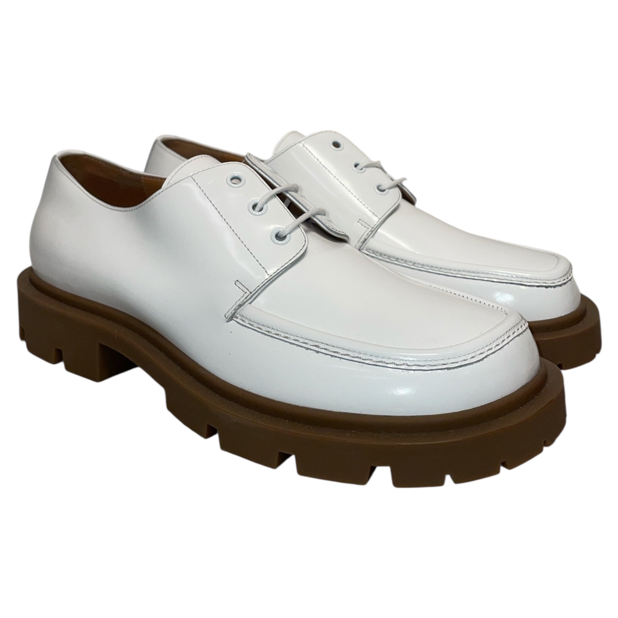 Maison Margiela/Loafers/EU 43/Leather/WHT/Oversized Penny Loafers view 1