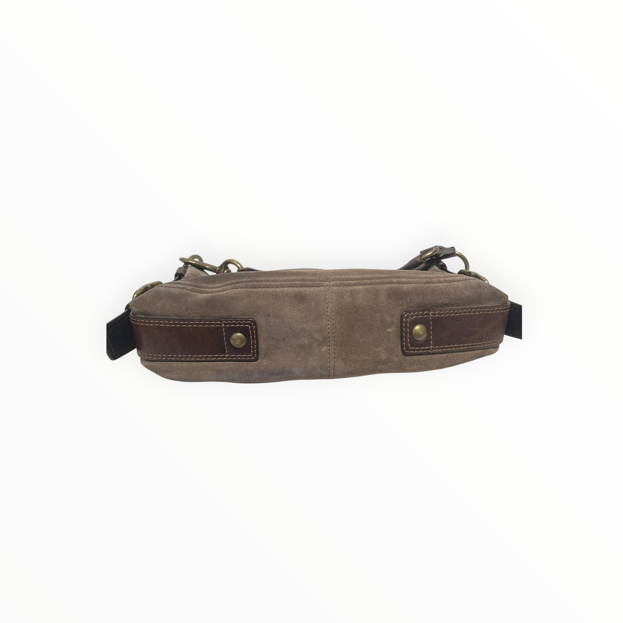 COACH/Bag/Leather/BRW/Gold hard ware view 5