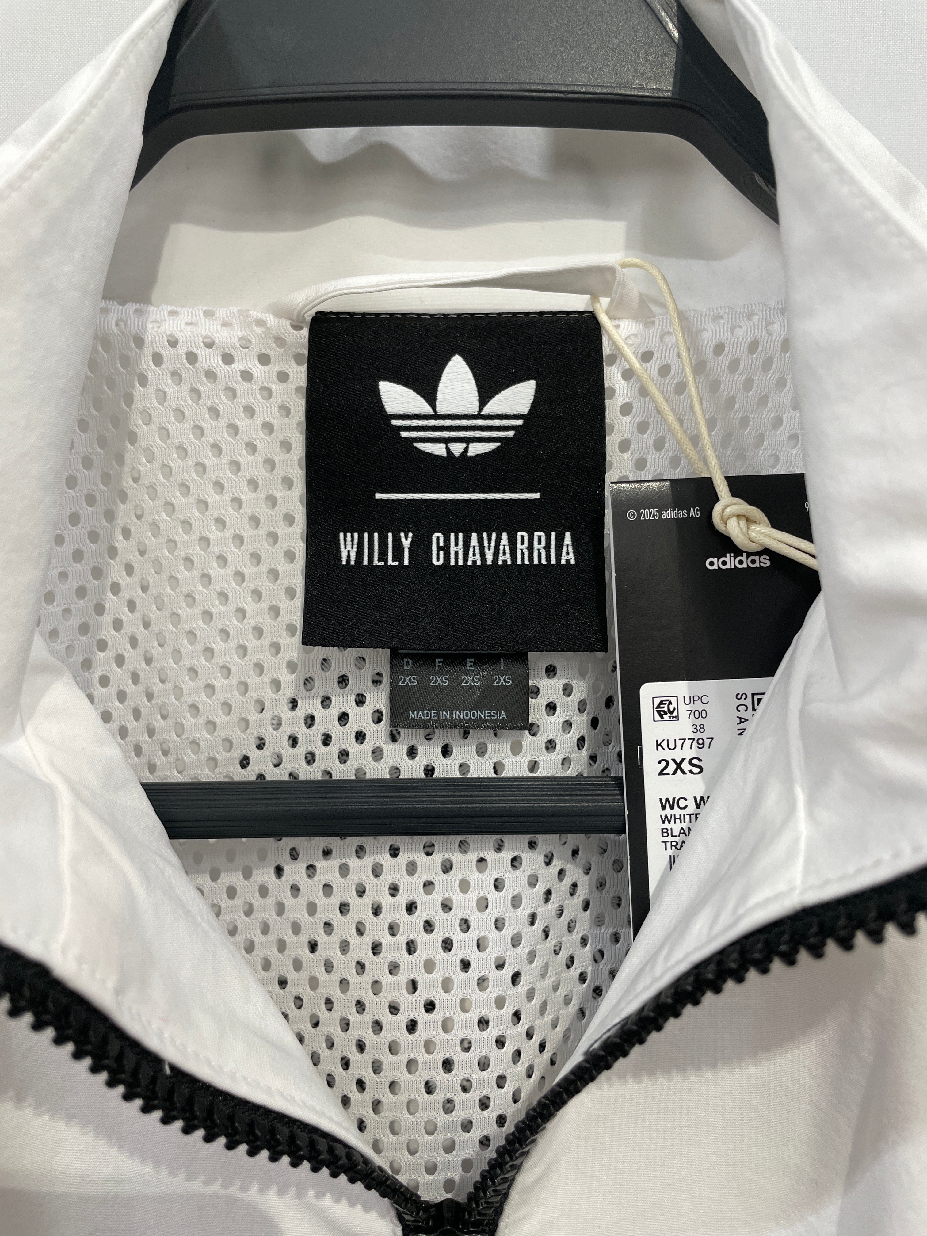 WILLY CHAVARRIA/Track Jkt/XXS/Nylon/BLK/patchwork track jacket view 3