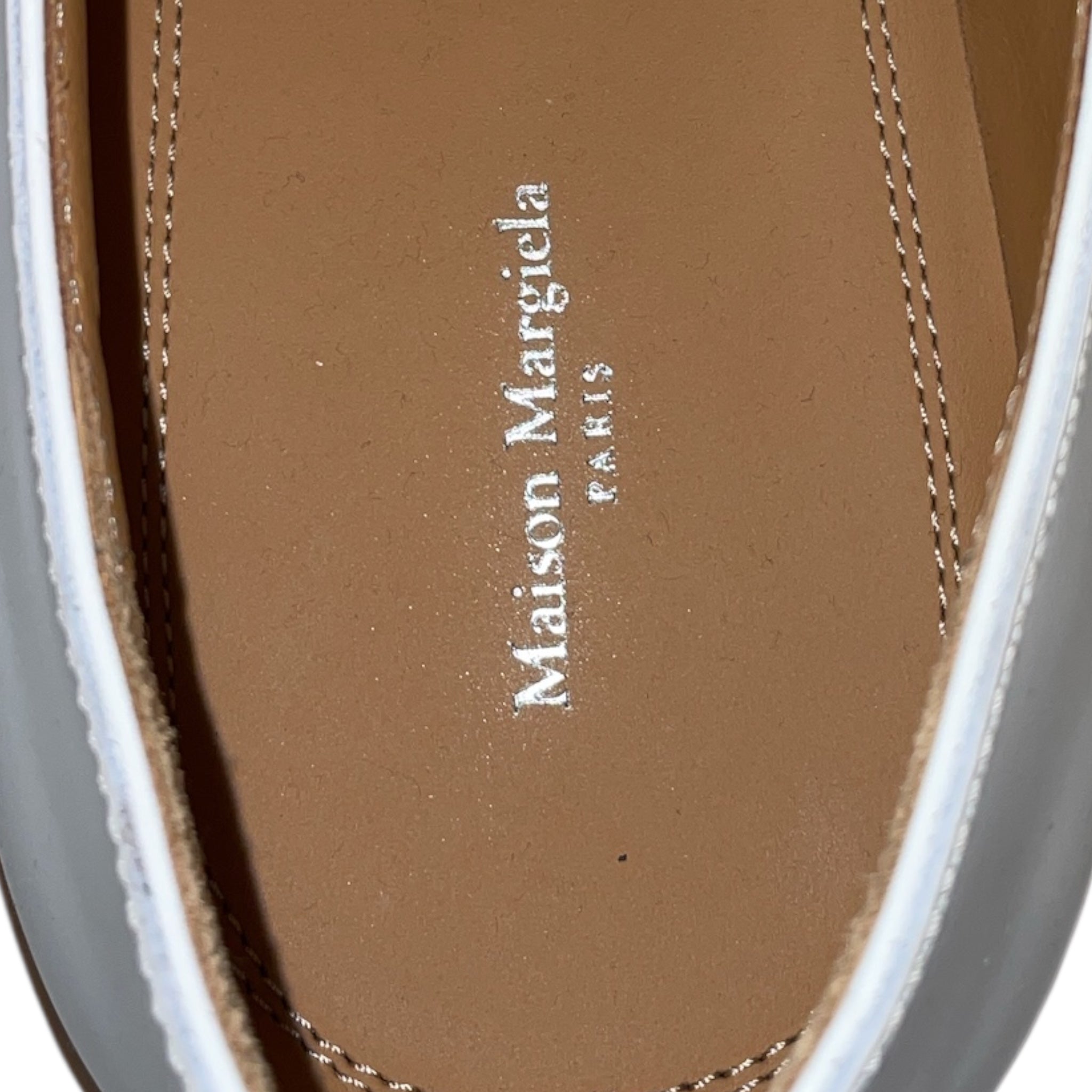 Maison Margiela/Loafers/EU 43/Leather/WHT/Oversized Penny Loafers view 3