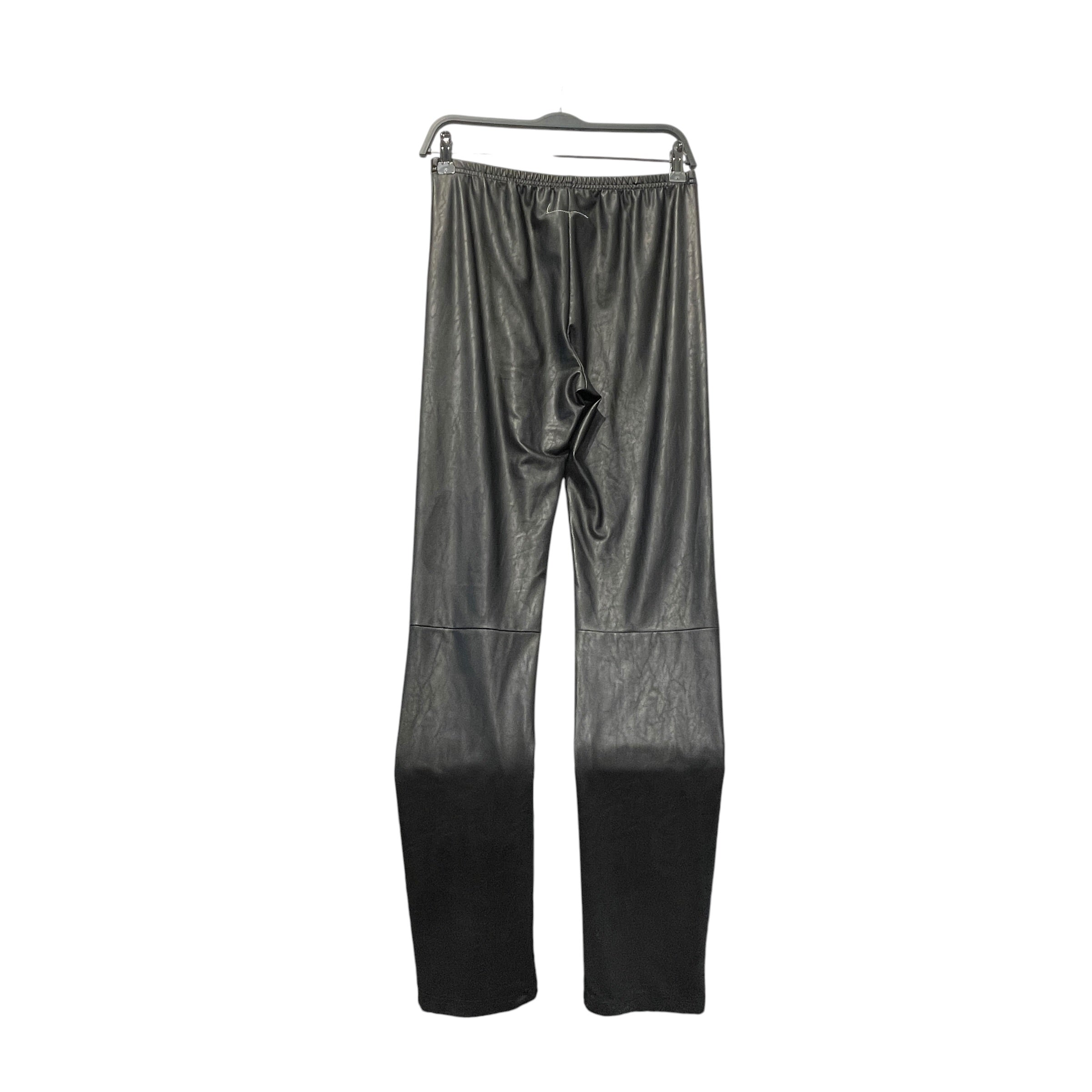MM6/Bottoms/42/Leather/BLK/Black Leather LEggings view 2