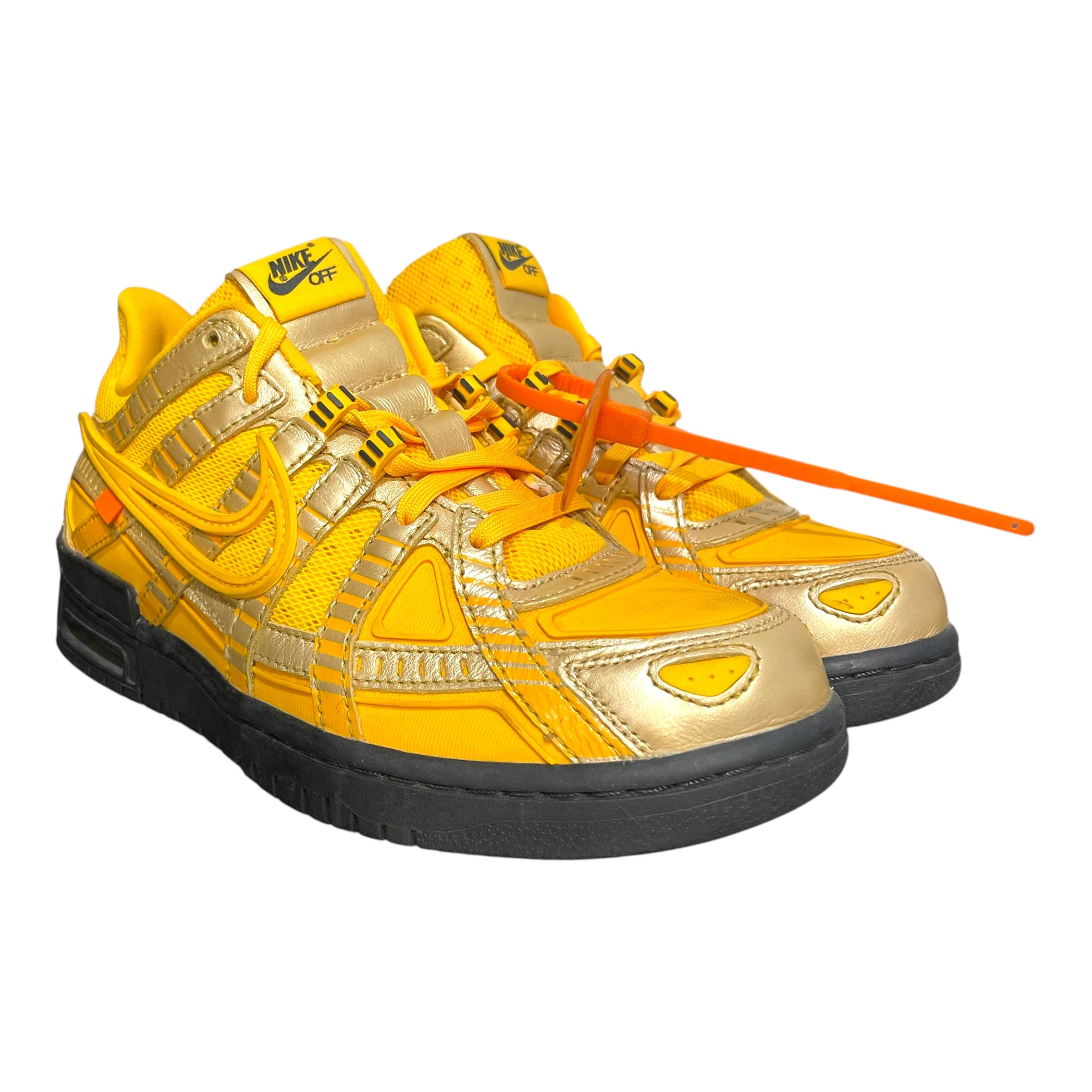 NIKE/OFF-WHITE/Low-Sneakers/US 6.5/YEL/University Gold Dunk view 1