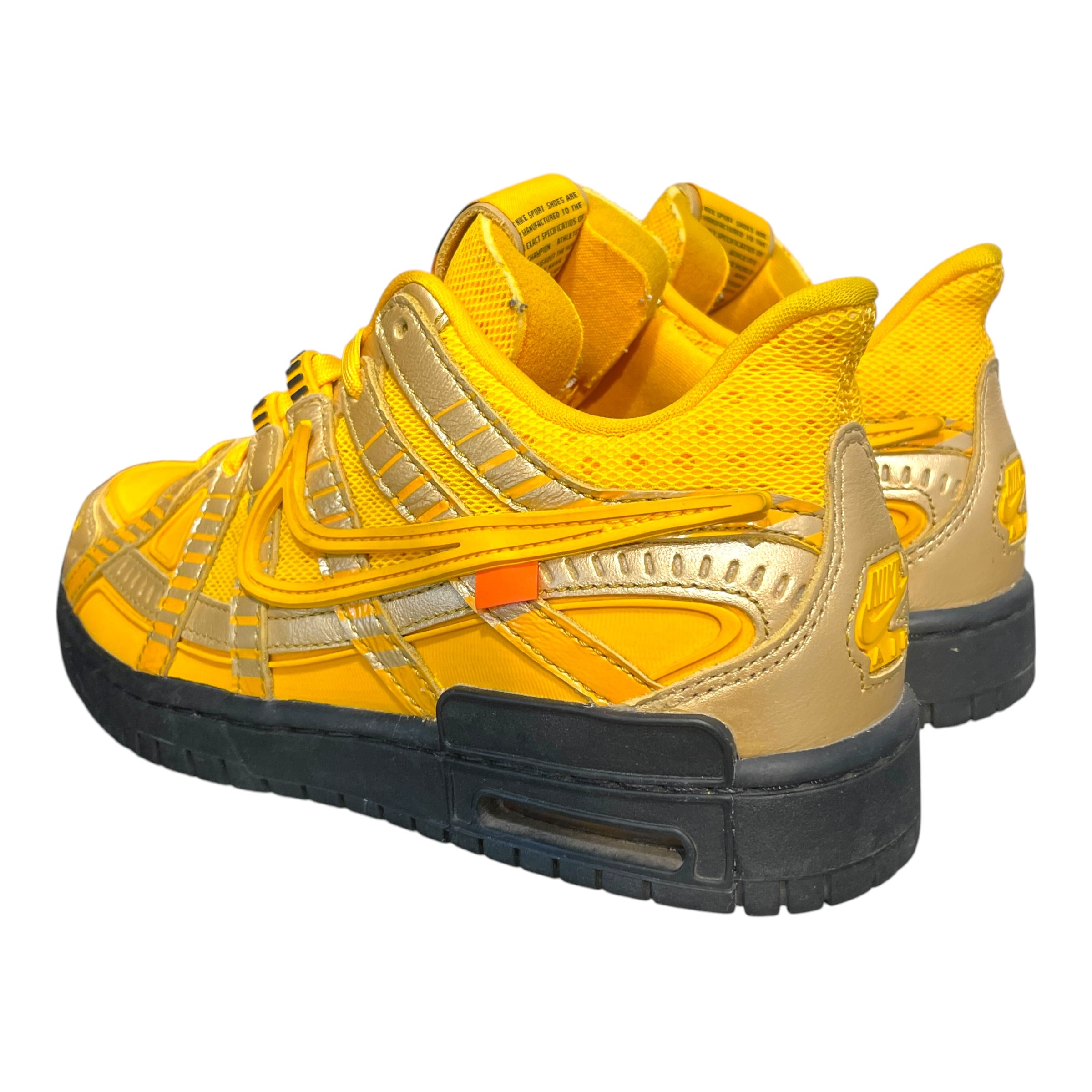 NIKE/OFF-WHITE/Low-Sneakers/US 6.5/YEL/University Gold Dunk view 3